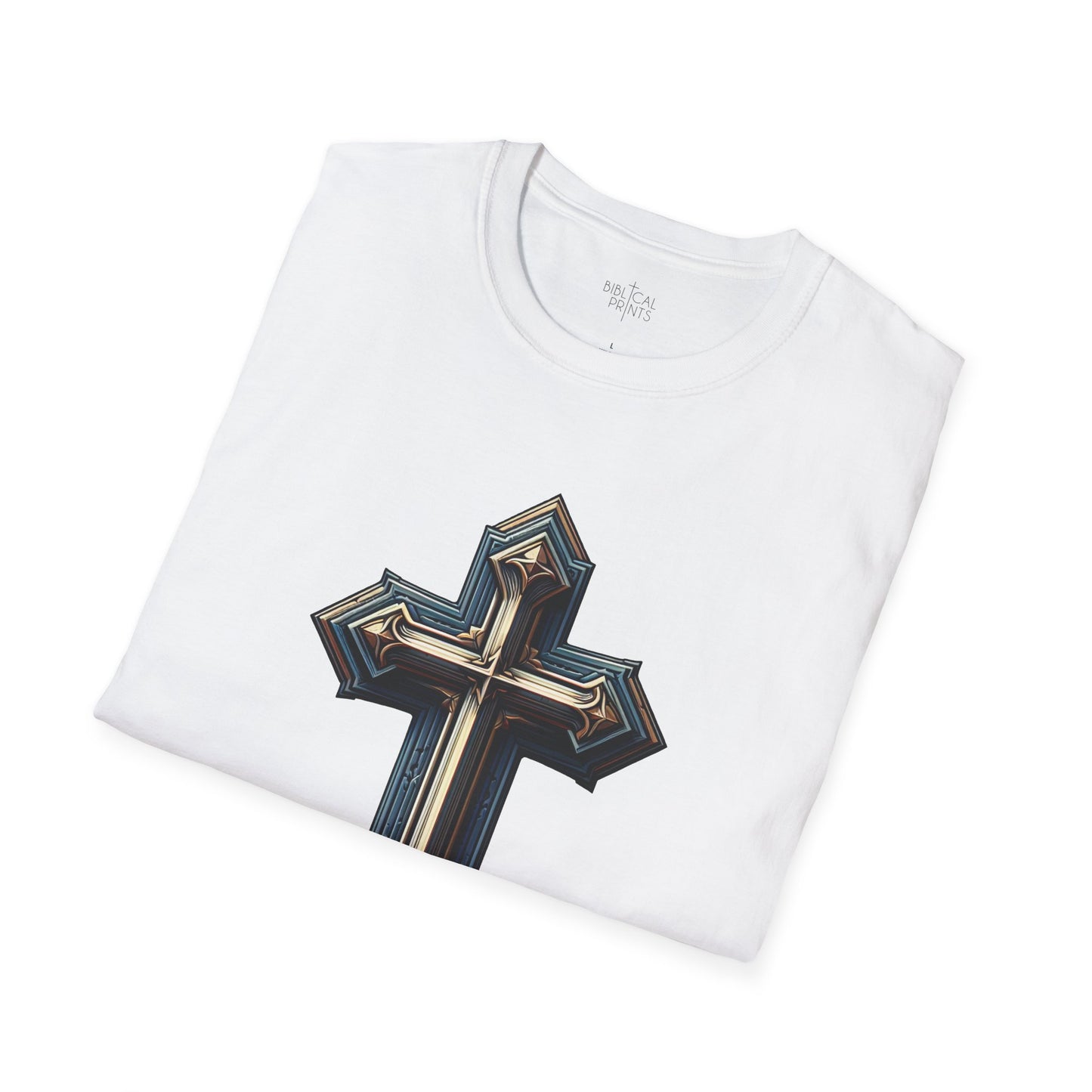 Christian cross T-Shirt | Unisex Softstyle - Biblical Prints