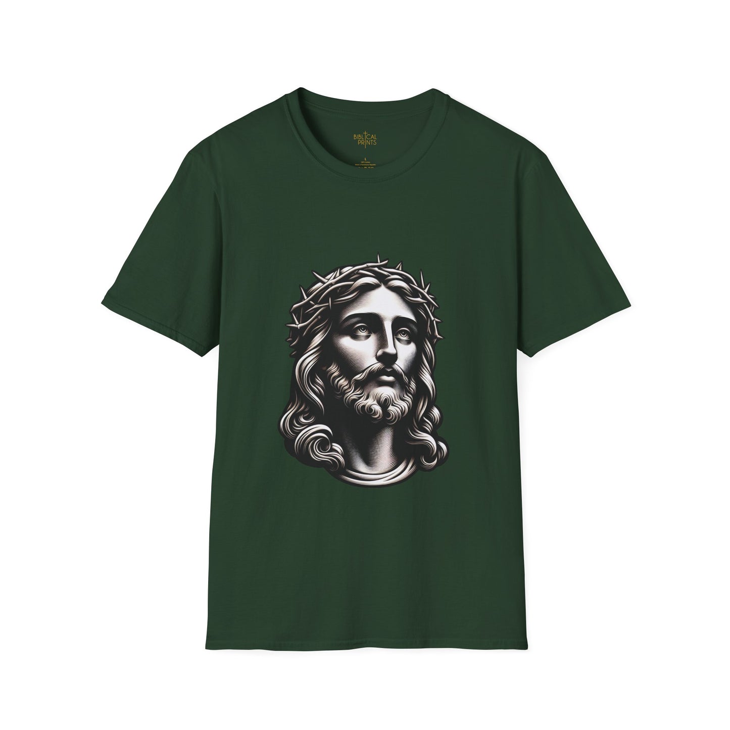 Jesus Christ Figure T-Shirt | Unisex Softstyle - Biblical Prints