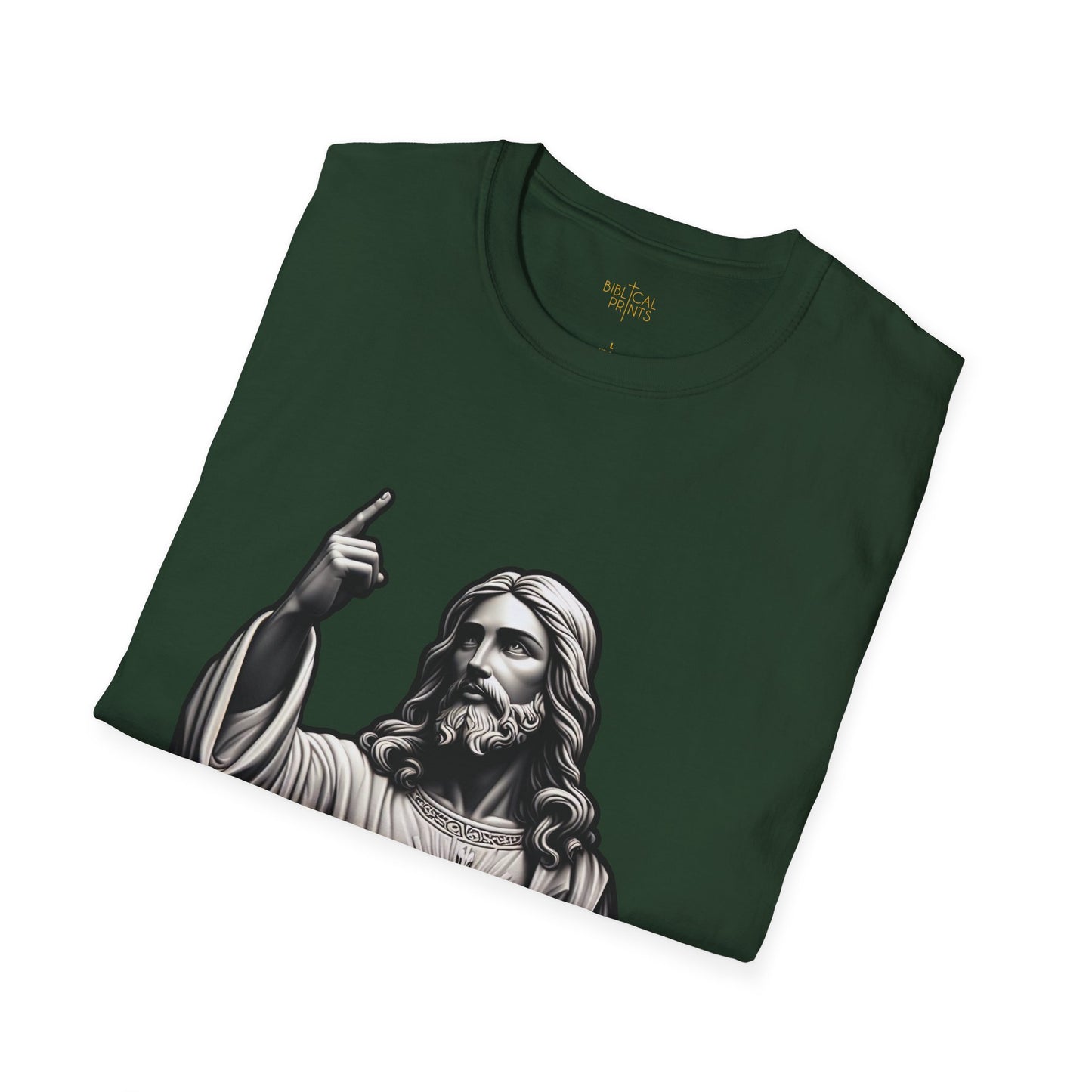 Jesus Christ Figure T-Shirt | Unisex Softstyle - Biblical Prints
