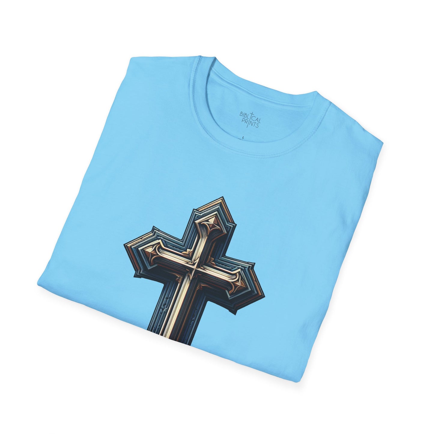 Christian cross T-Shirt | Unisex Softstyle - Biblical Prints