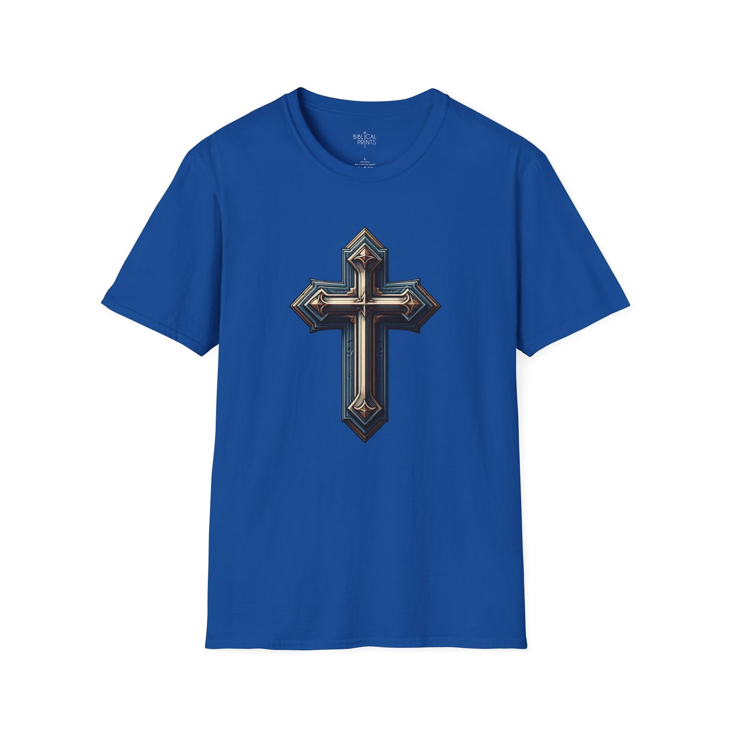 Christian cross T-Shirt | Unisex Softstyle - Biblical Prints