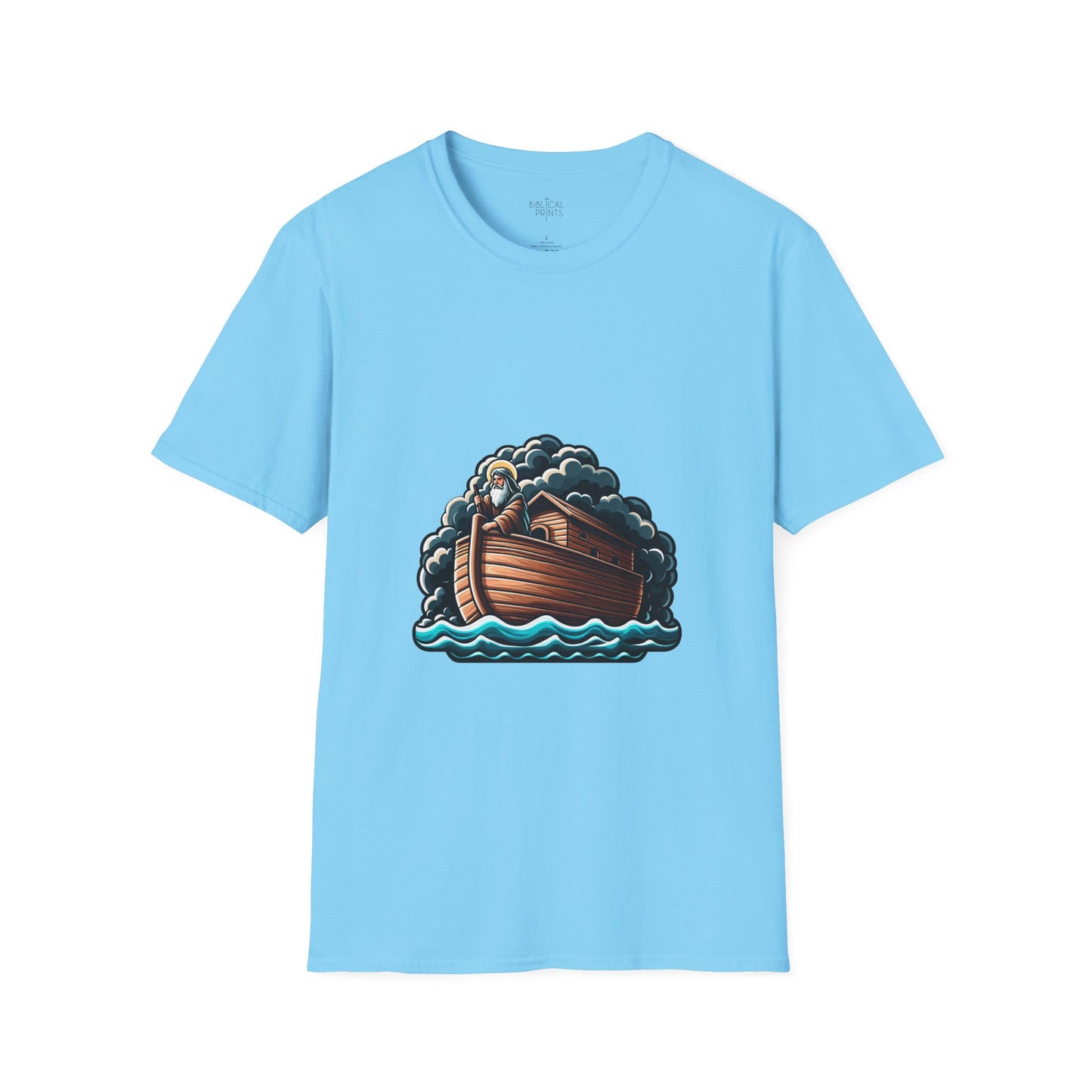 Noah and the Ark T-Shirt | Unisex Softstyle - Biblical Prints