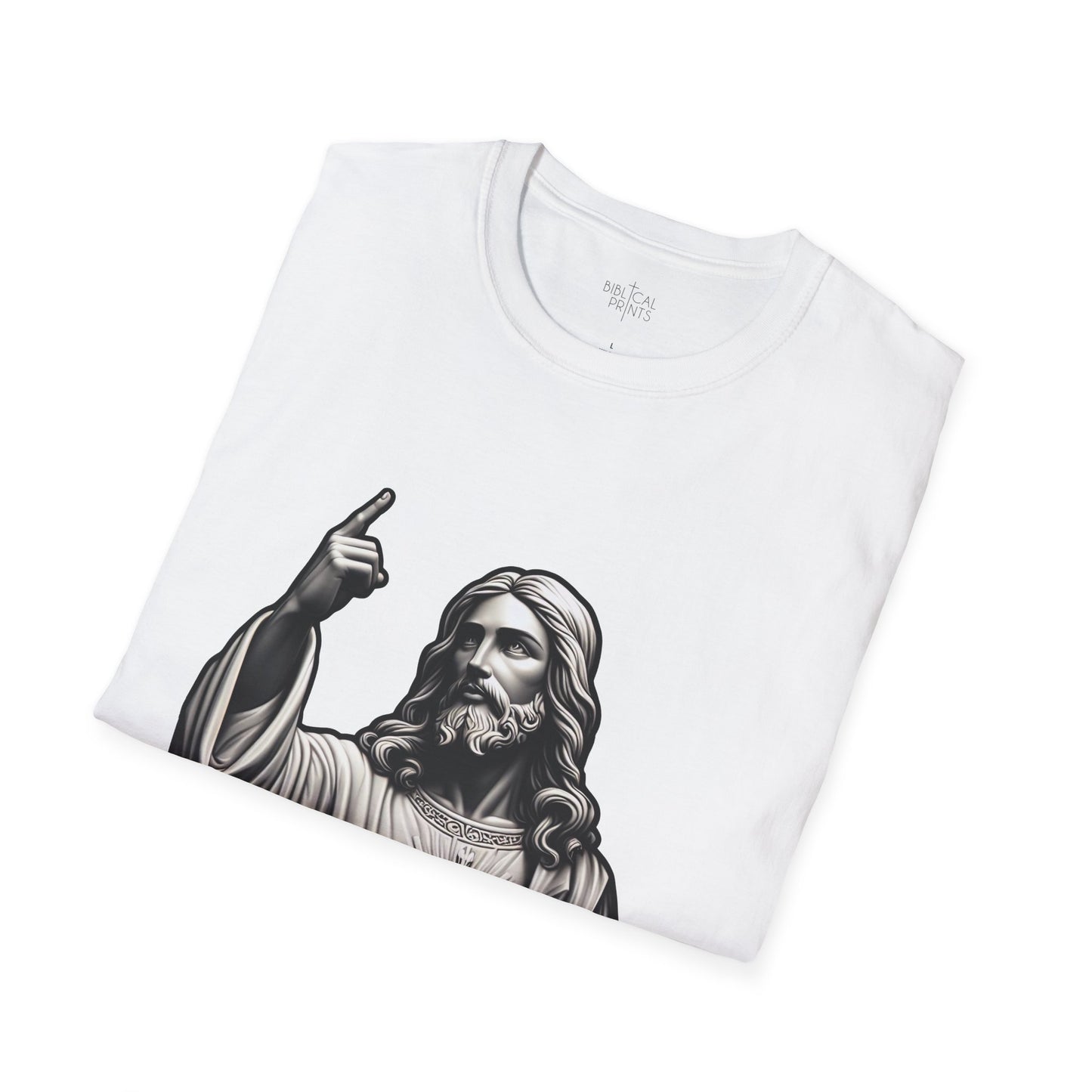 Jesus Christ Figure T-Shirt | Unisex Softstyle - Biblical Prints