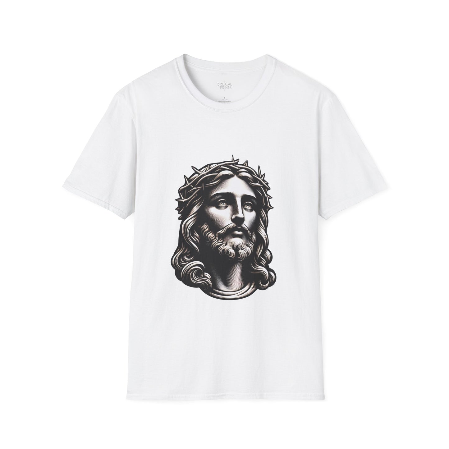 Jesus Christ Figure T-Shirt | Unisex Softstyle - Biblical Prints