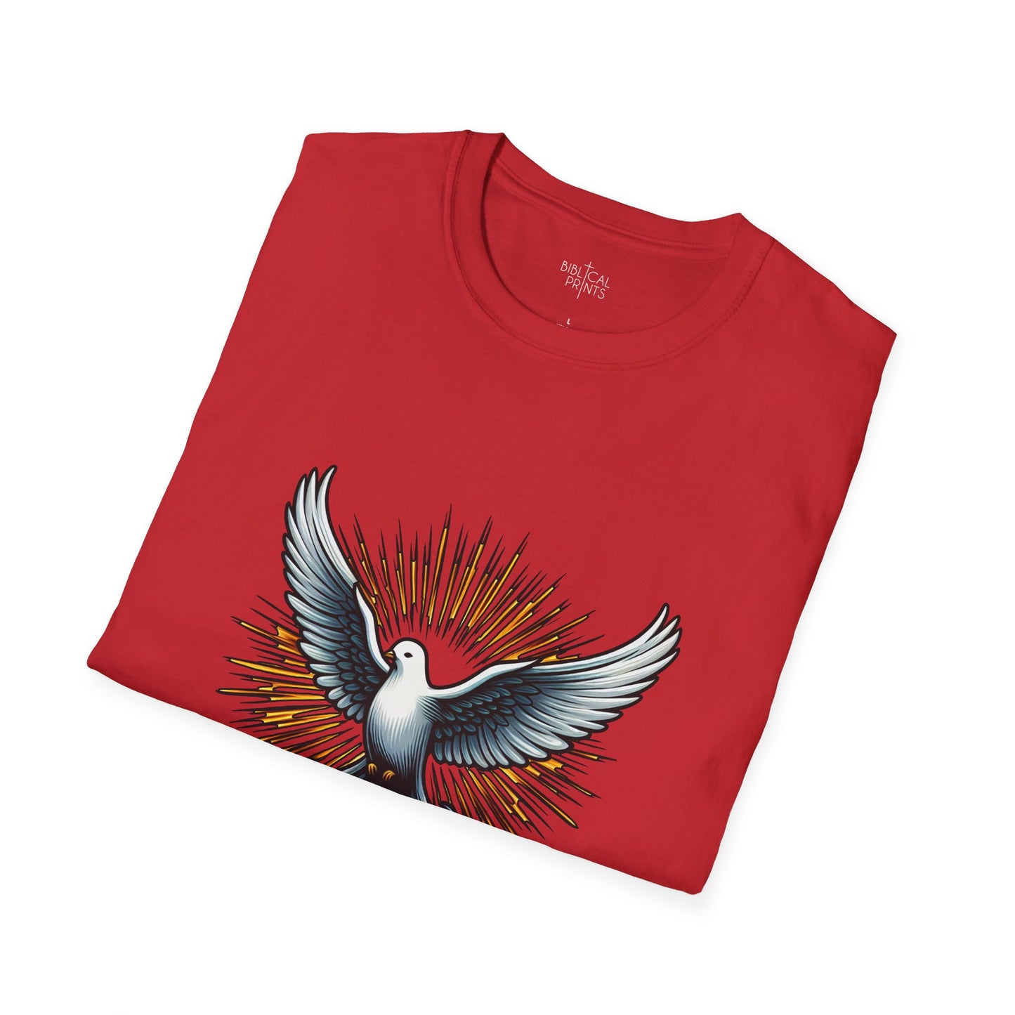 Holy Spirit Dove T-Shirt | Unisex Softstyle - Biblical Prints