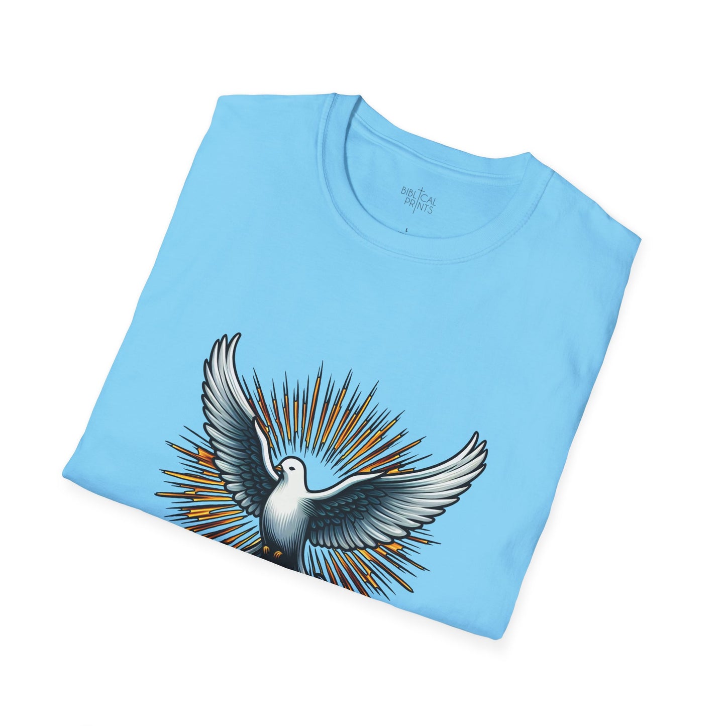 Holy Spirit Dove T-Shirt | Unisex Softstyle - Biblical Prints
