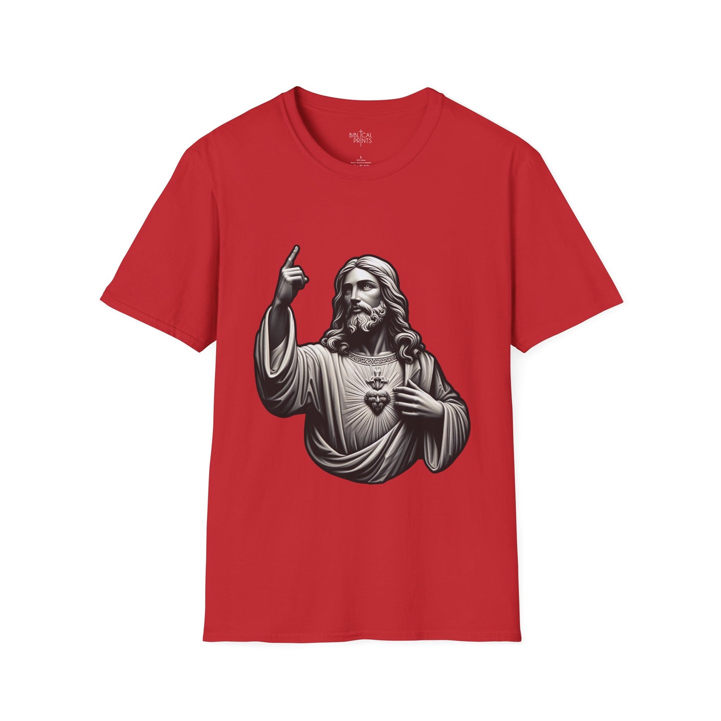 Jesus Christ Figure T-Shirt | Unisex Softstyle - Biblical Prints
