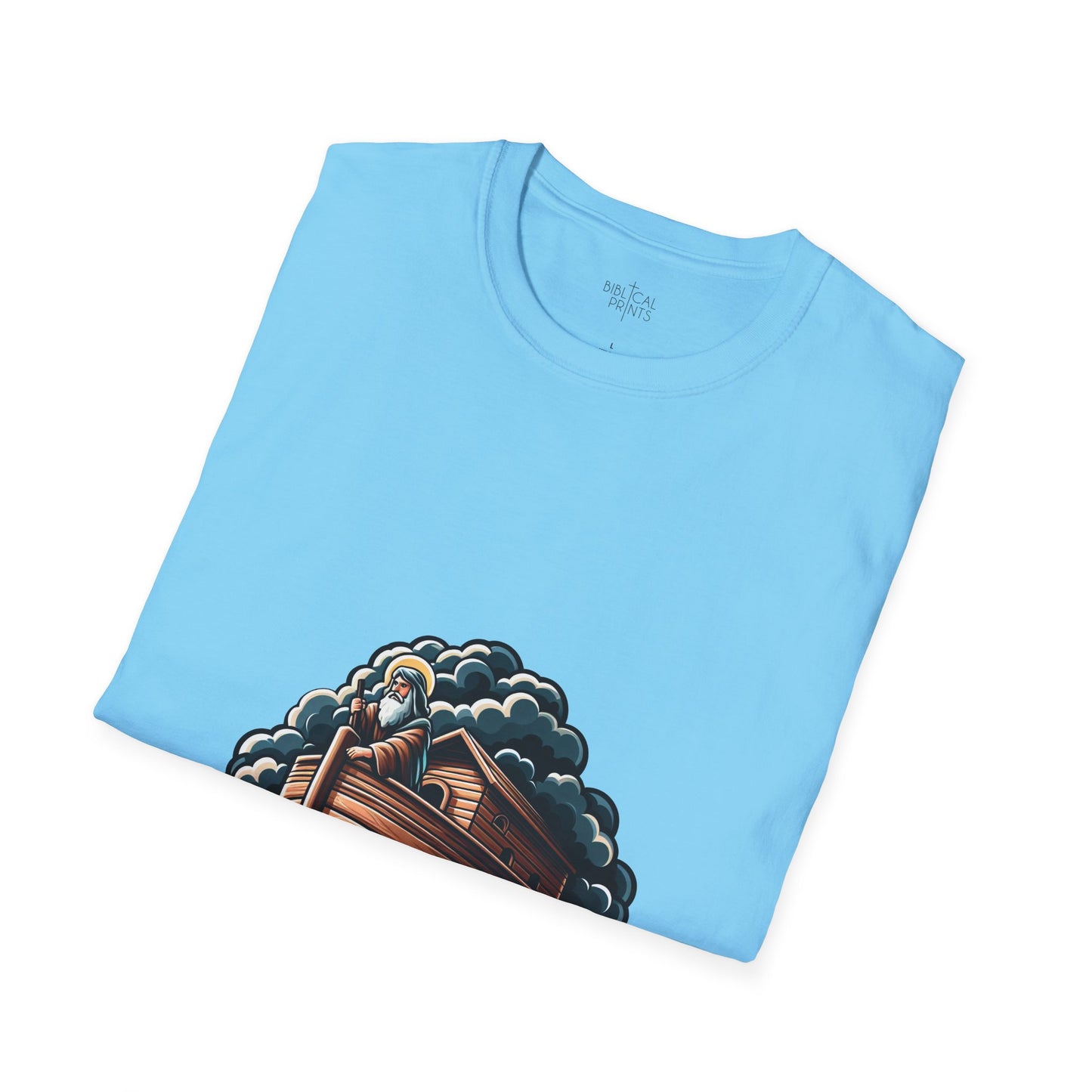 Noah and the Ark T-Shirt | Unisex Softstyle - Biblical Prints