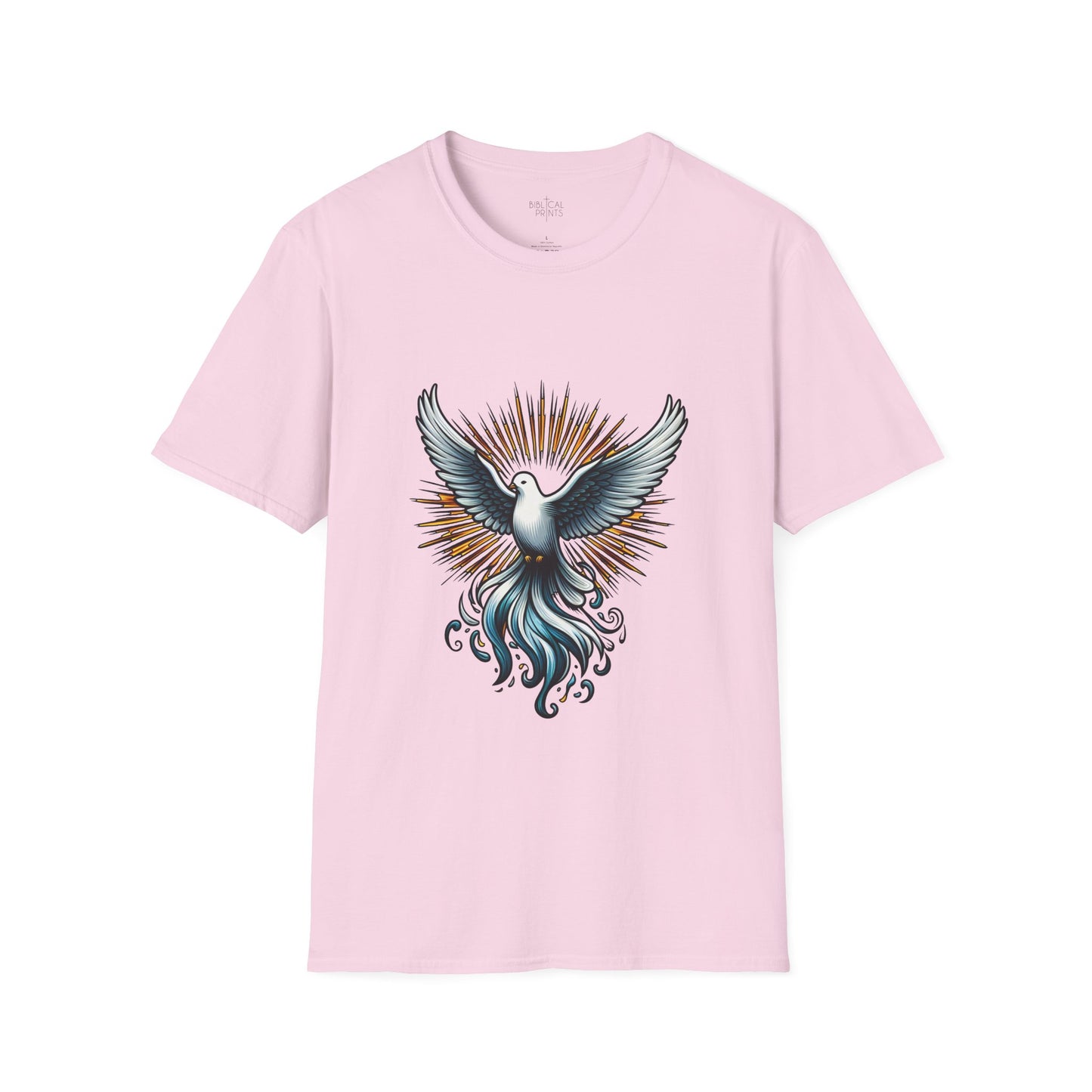 Holy Spirit Dove T-Shirt | Unisex Softstyle - Biblical Prints