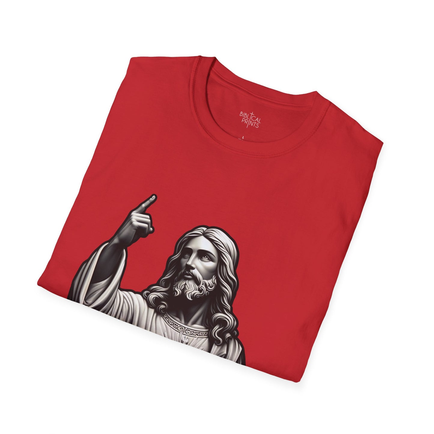 Jesus Christ Figure T-Shirt | Unisex Softstyle - Biblical Prints