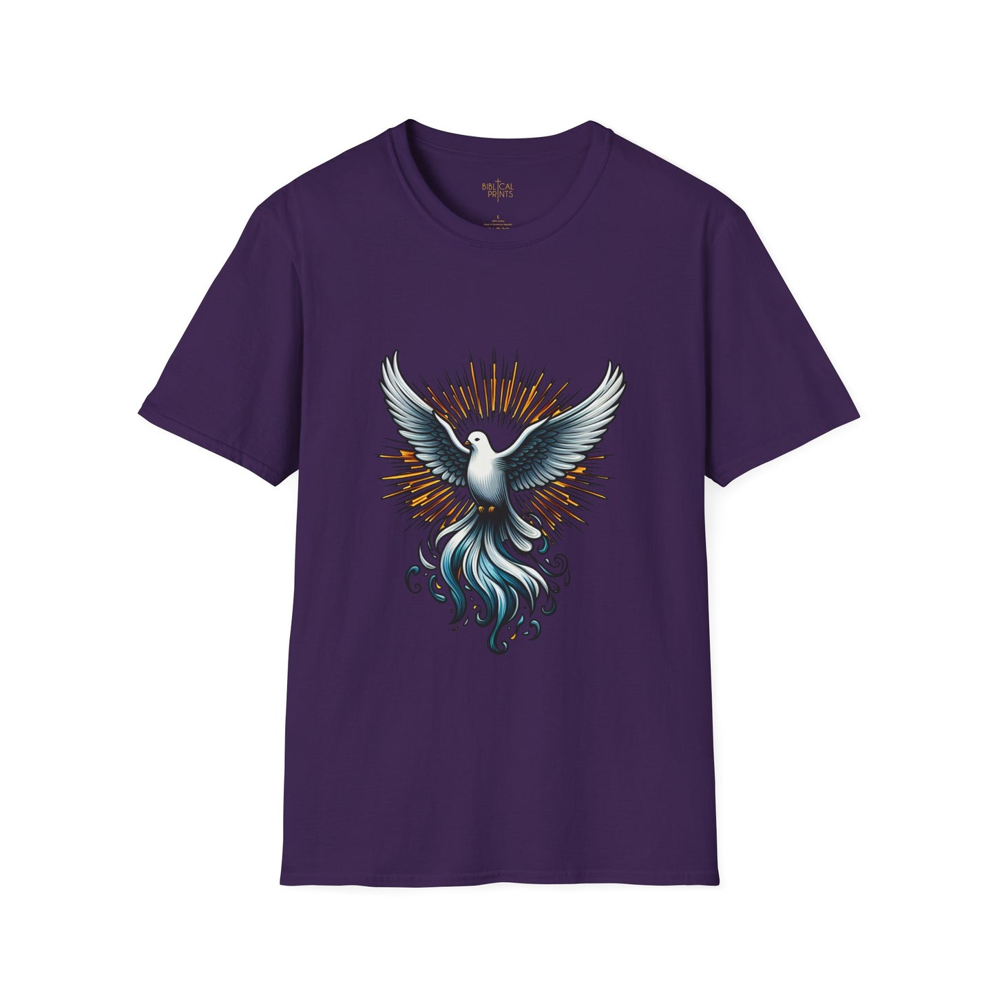 Holy Spirit Dove T-Shirt | Unisex Softstyle - Biblical Prints
