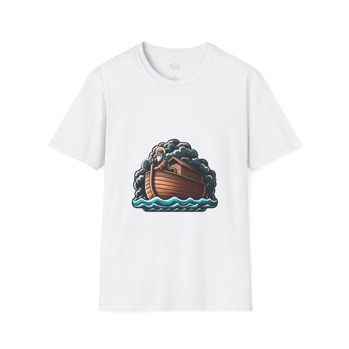 Noah and the Ark T-Shirt | Unisex Softstyle - Biblical Prints