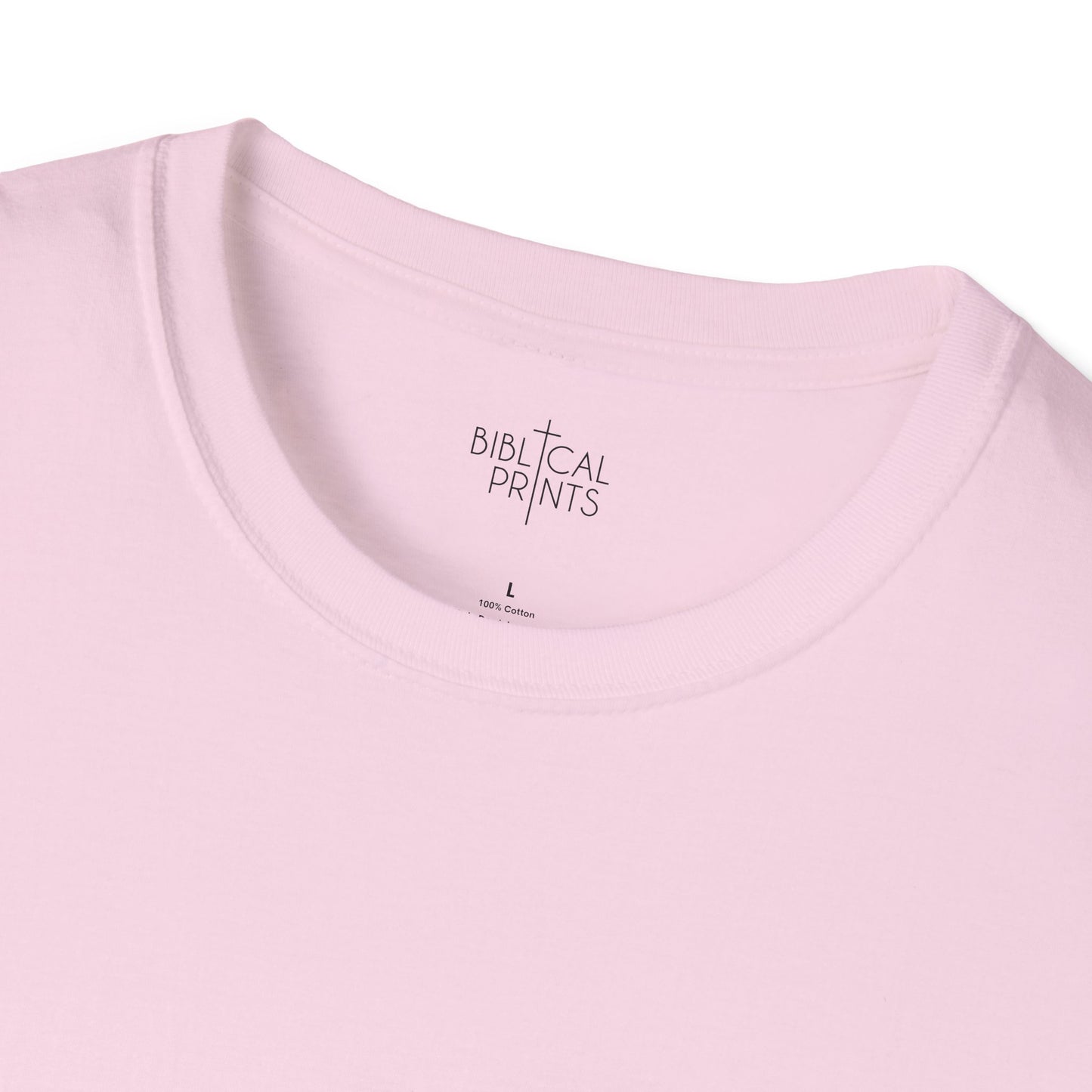God pets a Dog T-Shirt | Unisex Softstyle - Biblical Prints
