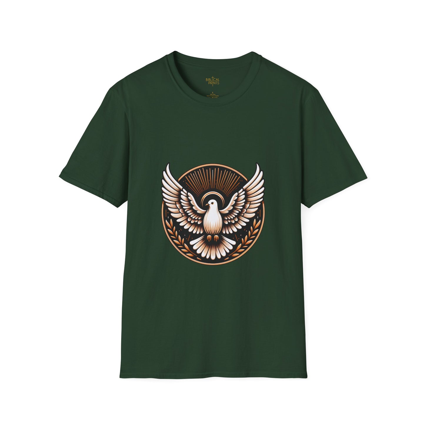 Holy Spirit Dove T-Shirt | Unisex Softstyle - Biblical Prints