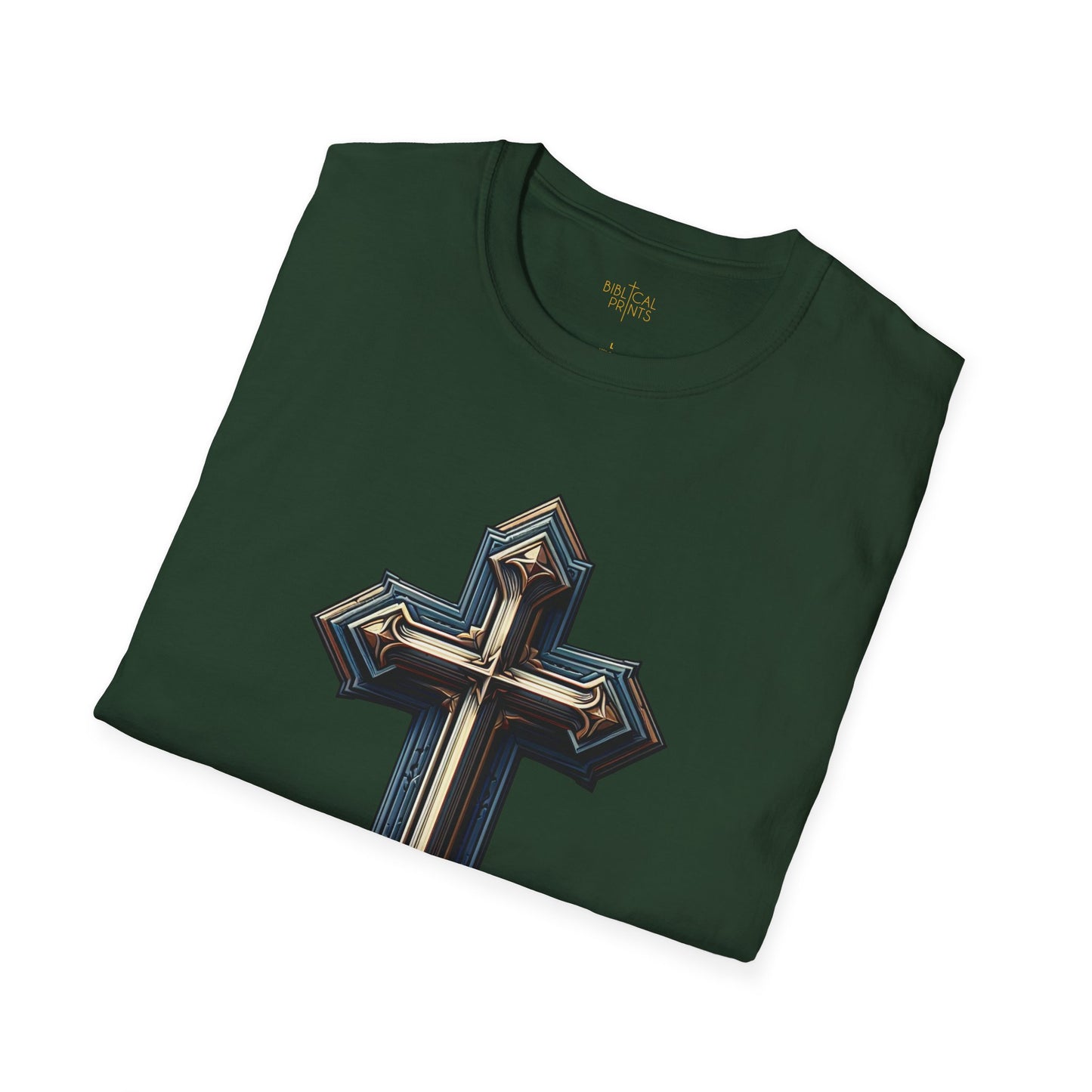 Christian cross T-Shirt | Unisex Softstyle - Biblical Prints