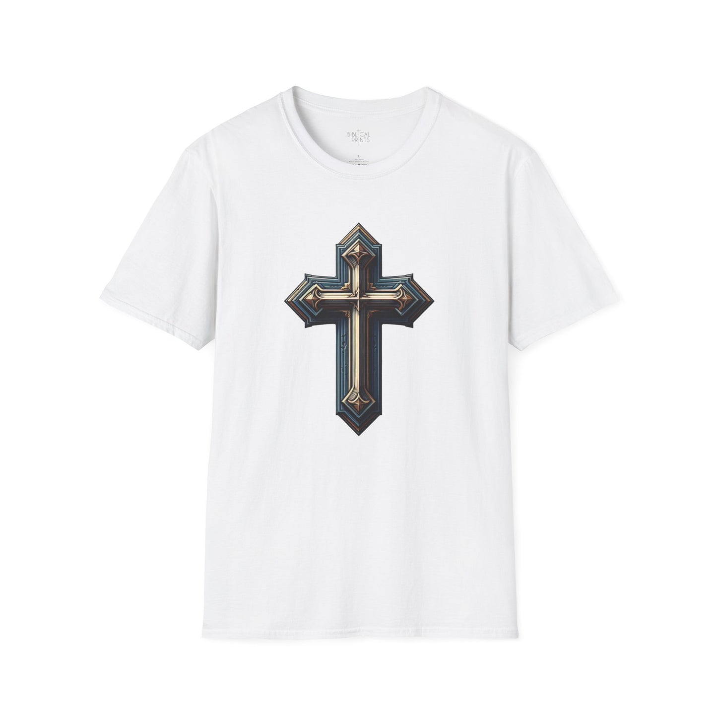 Christian cross T-Shirt | Unisex Softstyle - Biblical Prints