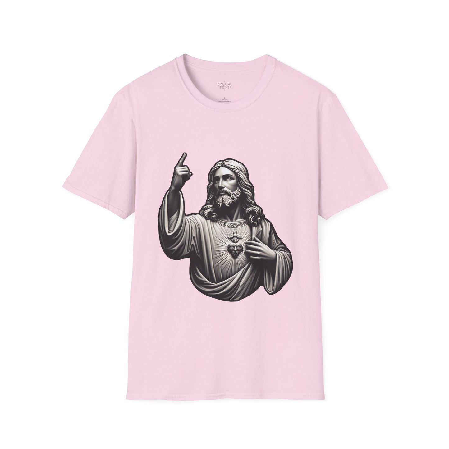 Jesus Christ Figure T-Shirt | Unisex Softstyle - Biblical Prints