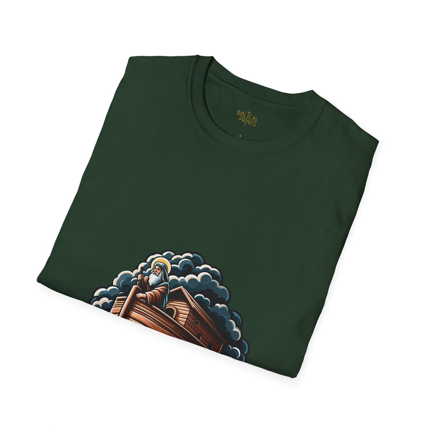 Noah and the Ark T-Shirt | Unisex Softstyle - Biblical Prints