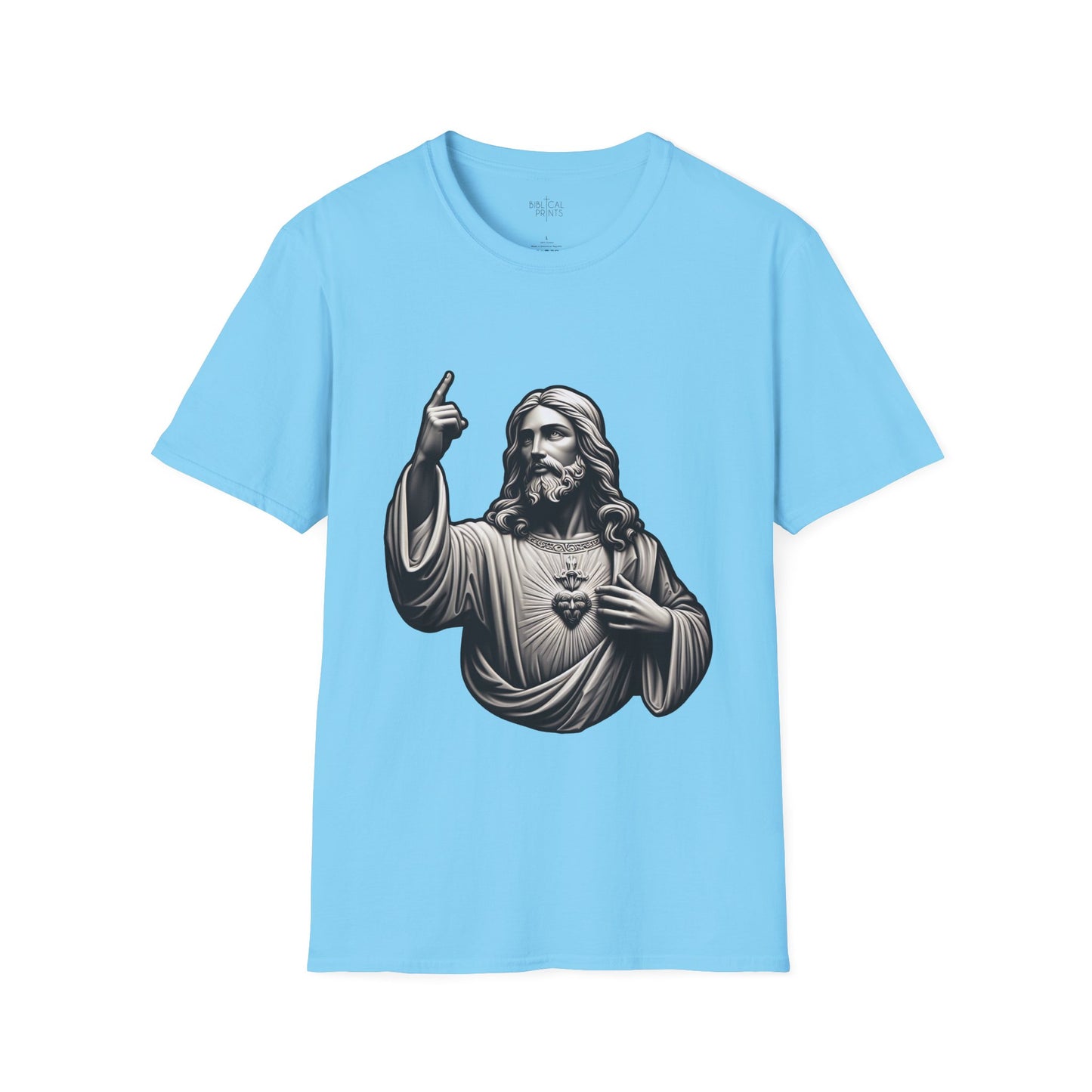 Jesus Christ Figure T-Shirt | Unisex Softstyle - Biblical Prints