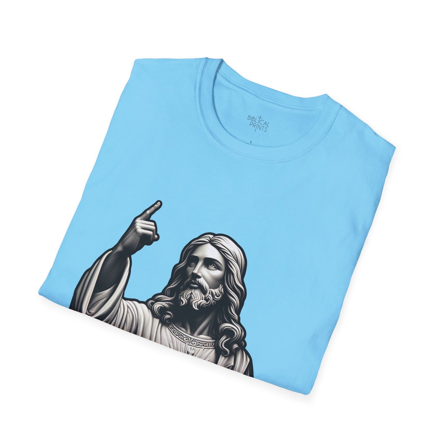 Jesus Christ Figure T-Shirt | Unisex Softstyle - Biblical Prints