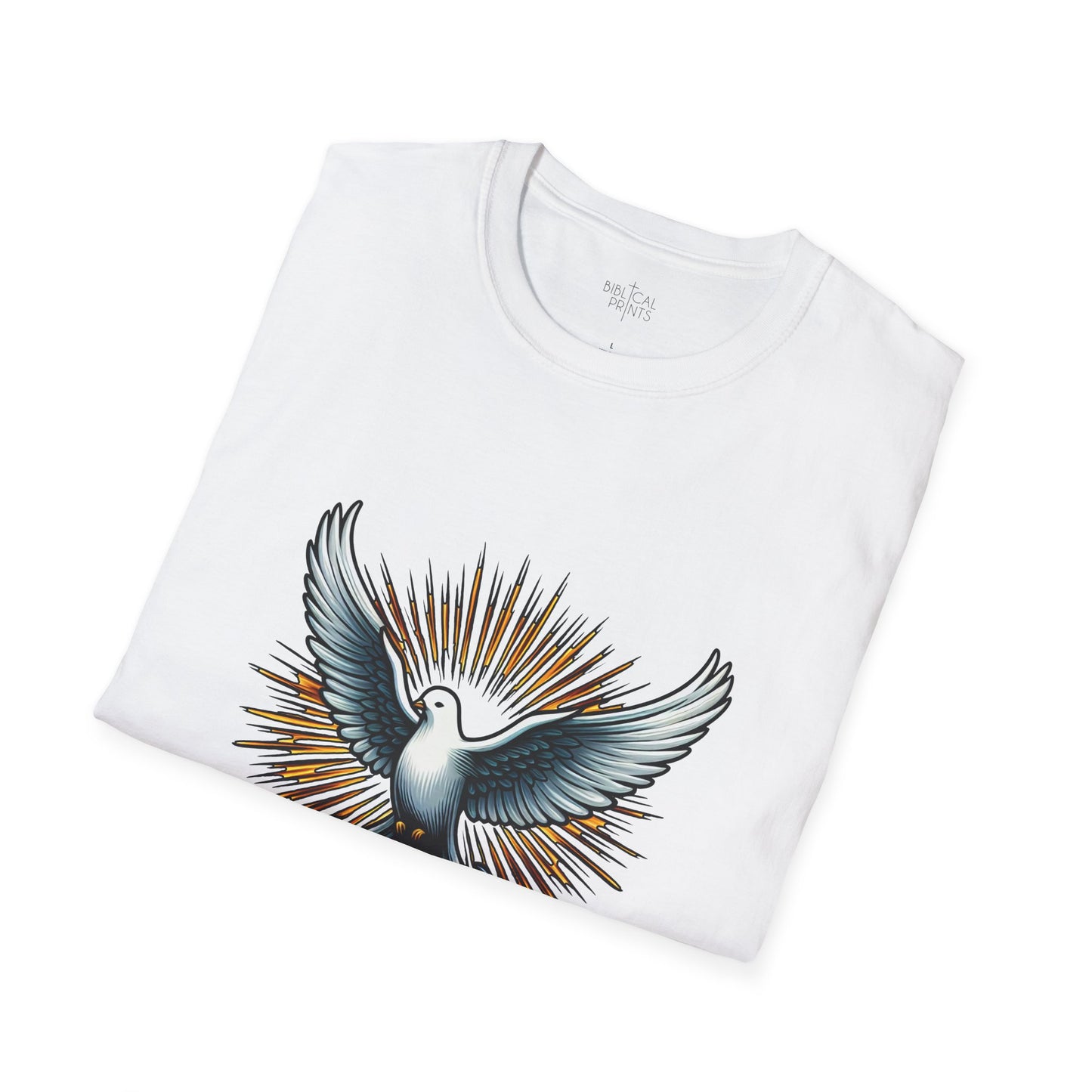 Holy Spirit Dove T-Shirt | Unisex Softstyle - Biblical Prints