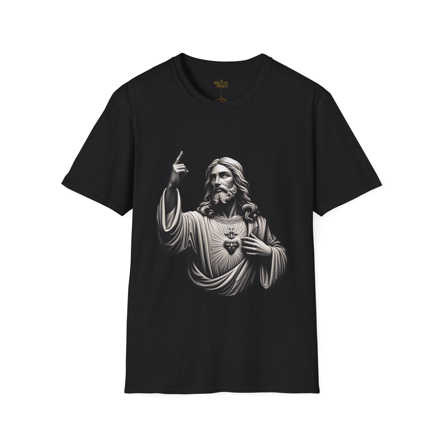Jesus Christ Figure T-Shirt | Unisex Softstyle - Biblical Prints