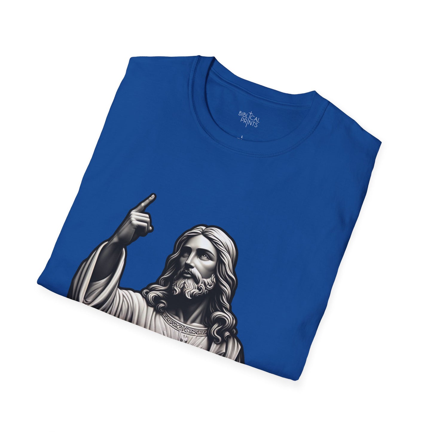 Jesus Christ Figure T-Shirt | Unisex Softstyle - Biblical Prints