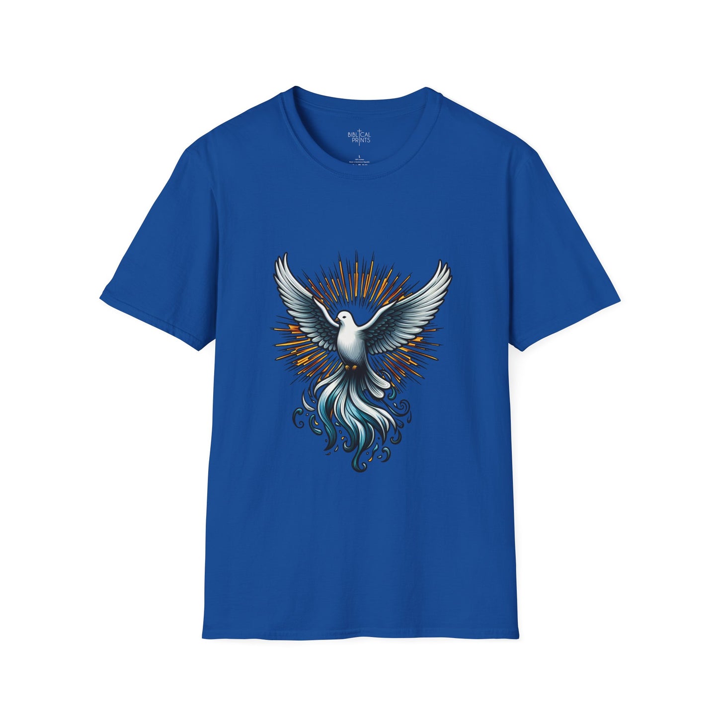 Holy Spirit Dove T-Shirt | Unisex Softstyle - Biblical Prints