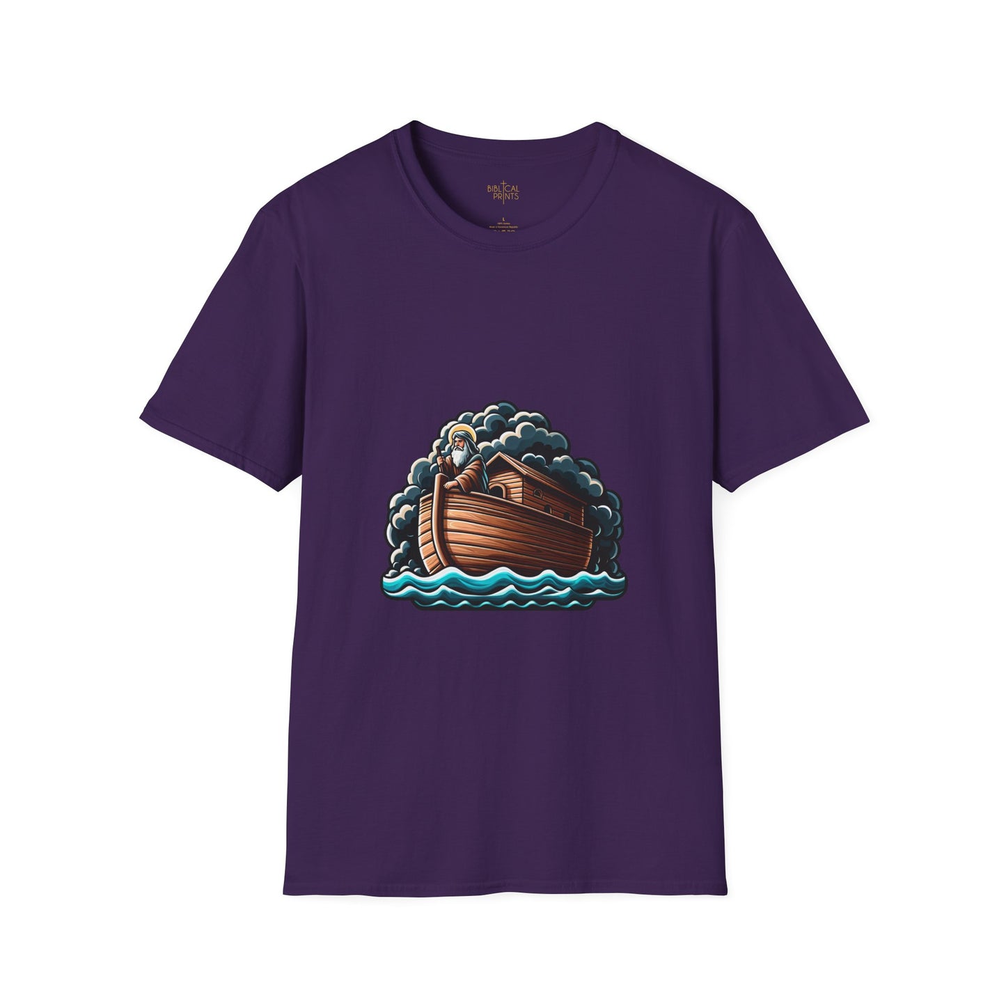 Noah and the Ark T-Shirt | Unisex Softstyle - Biblical Prints