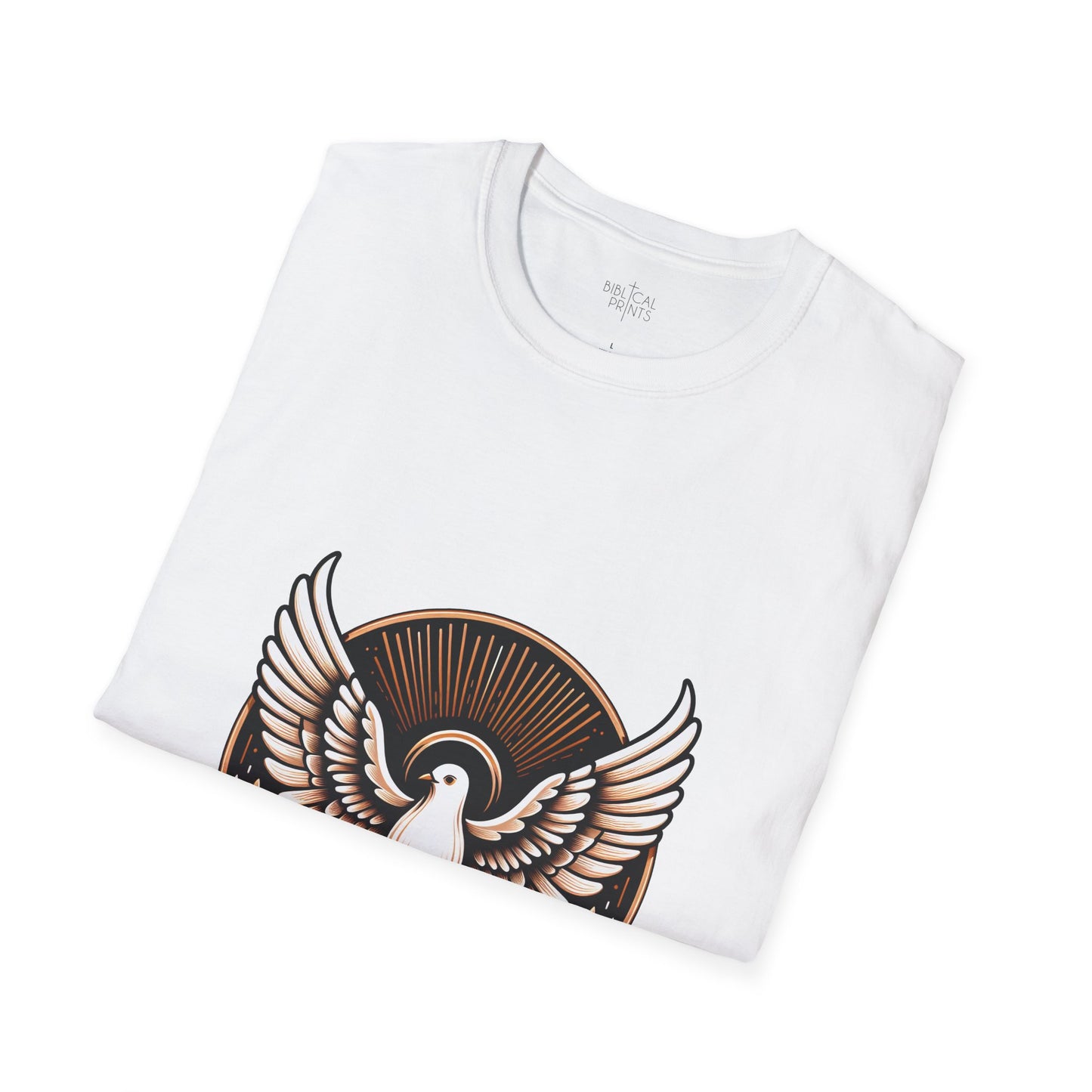 Holy Spirit Dove T-Shirt | Unisex Softstyle - Biblical Prints