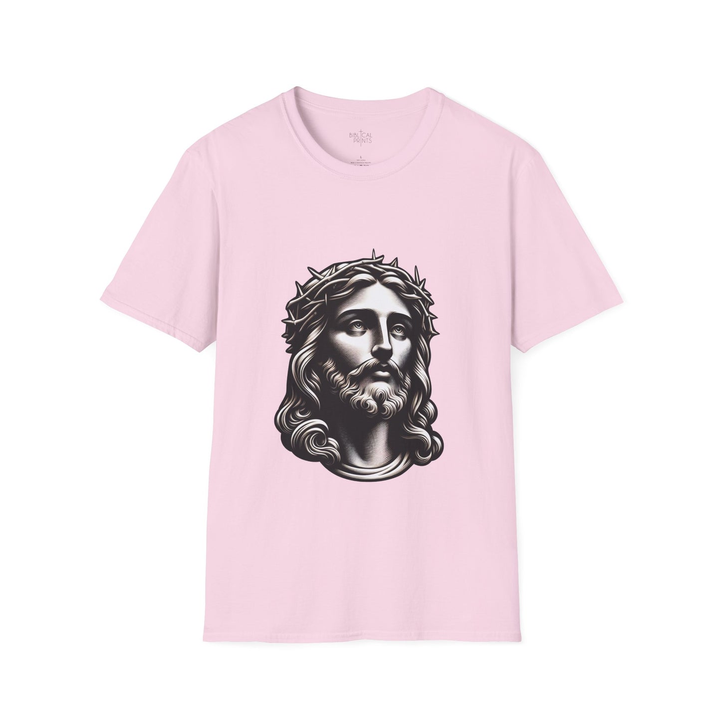 Jesus Christ Figure T-Shirt | Unisex Softstyle - Biblical Prints
