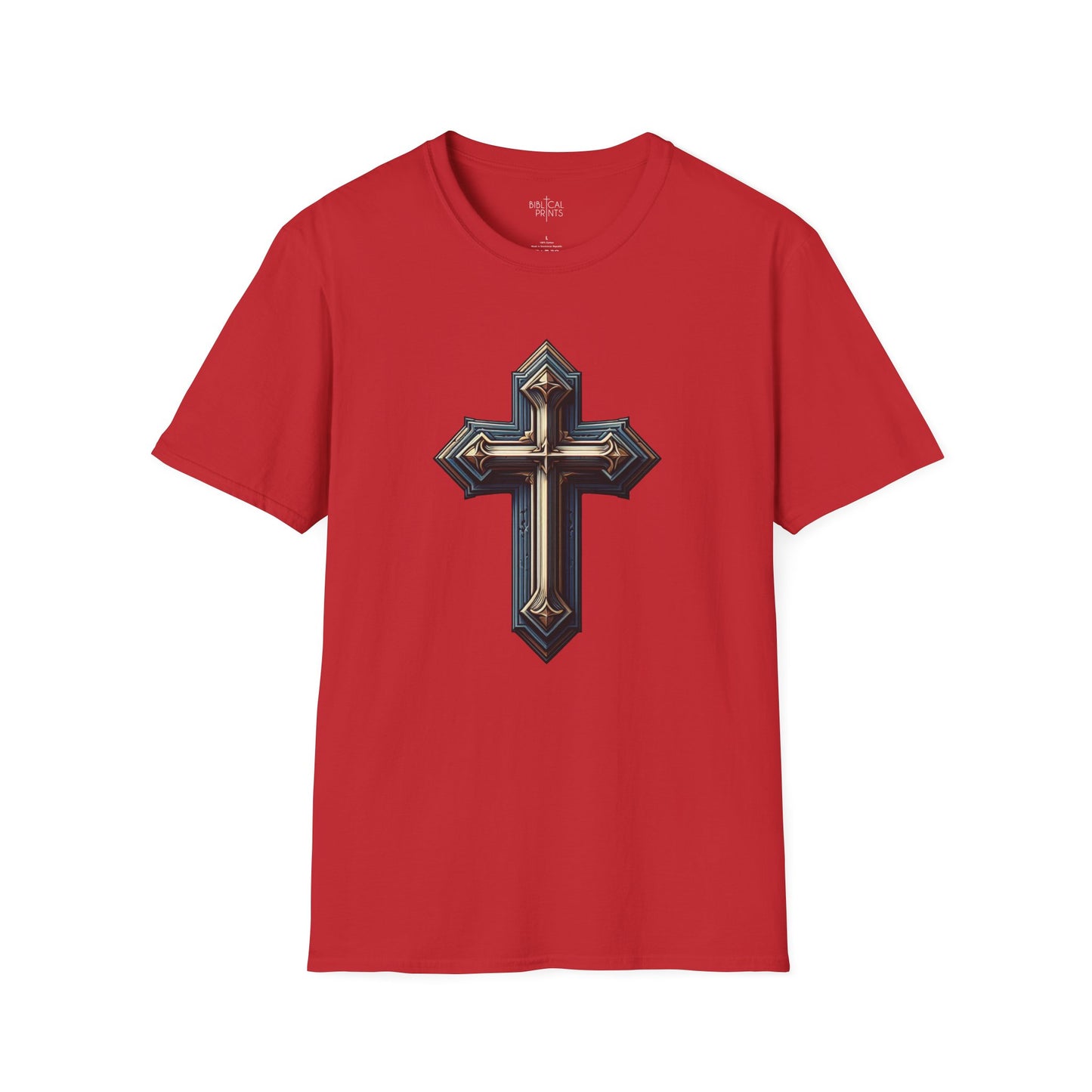 Christian cross T-Shirt | Unisex Softstyle - Biblical Prints