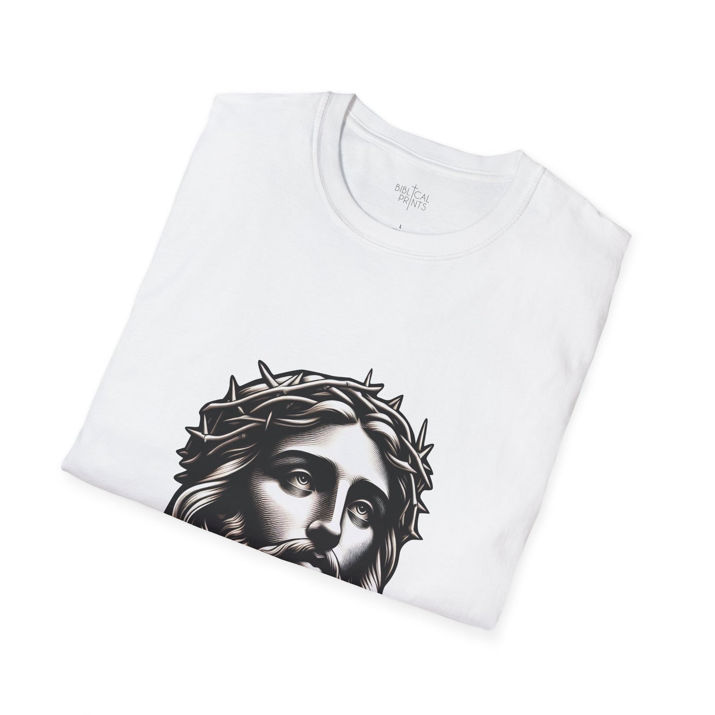 Jesus Christ Figure T-Shirt | Unisex Softstyle - Biblical Prints