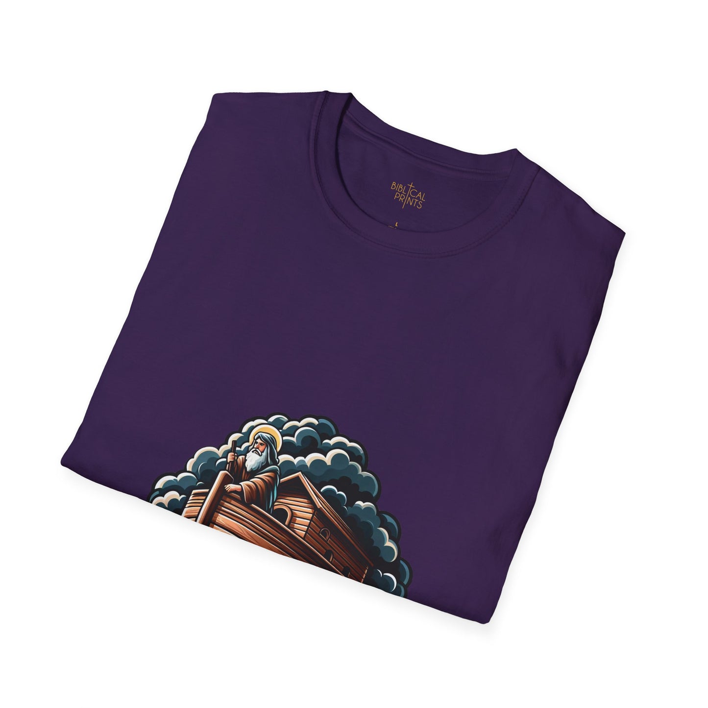 Noah and the Ark T-Shirt | Unisex Softstyle - Biblical Prints
