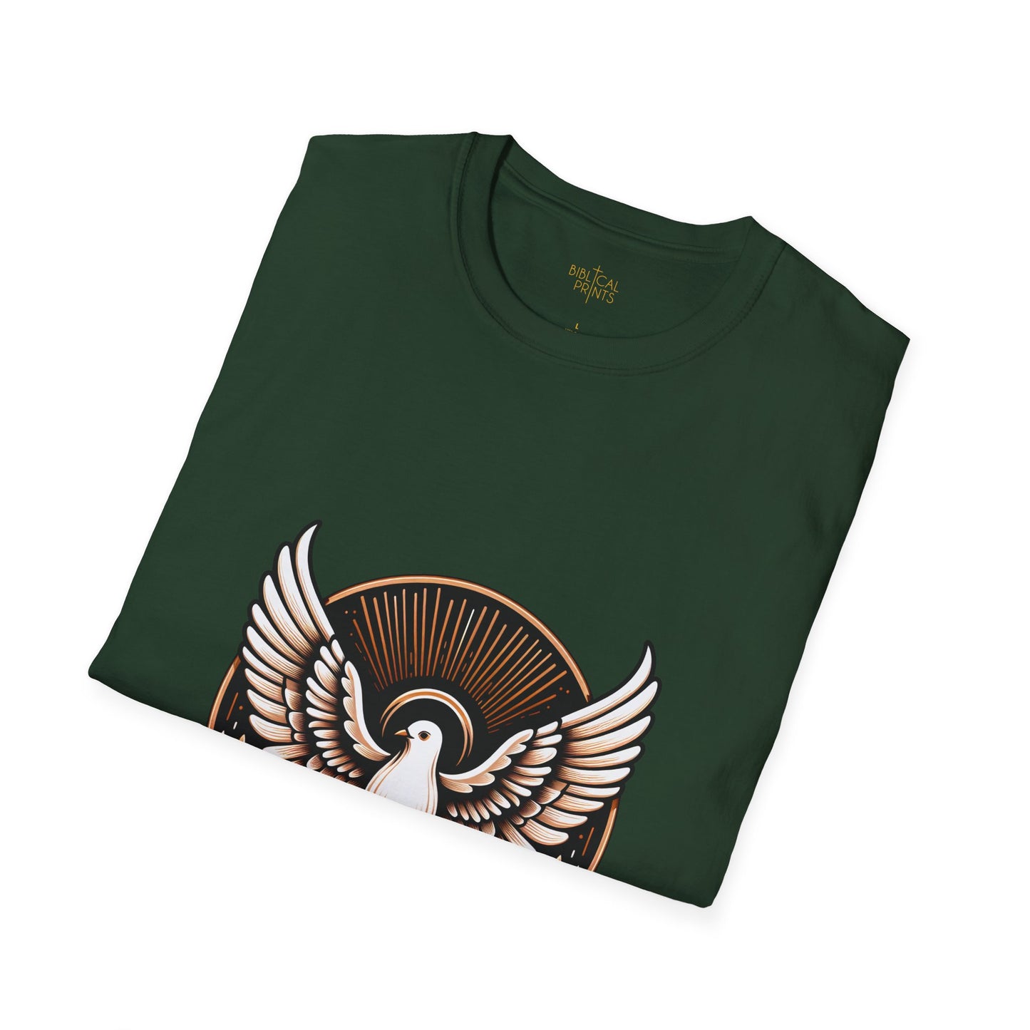 Holy Spirit Dove T-Shirt | Unisex Softstyle - Biblical Prints