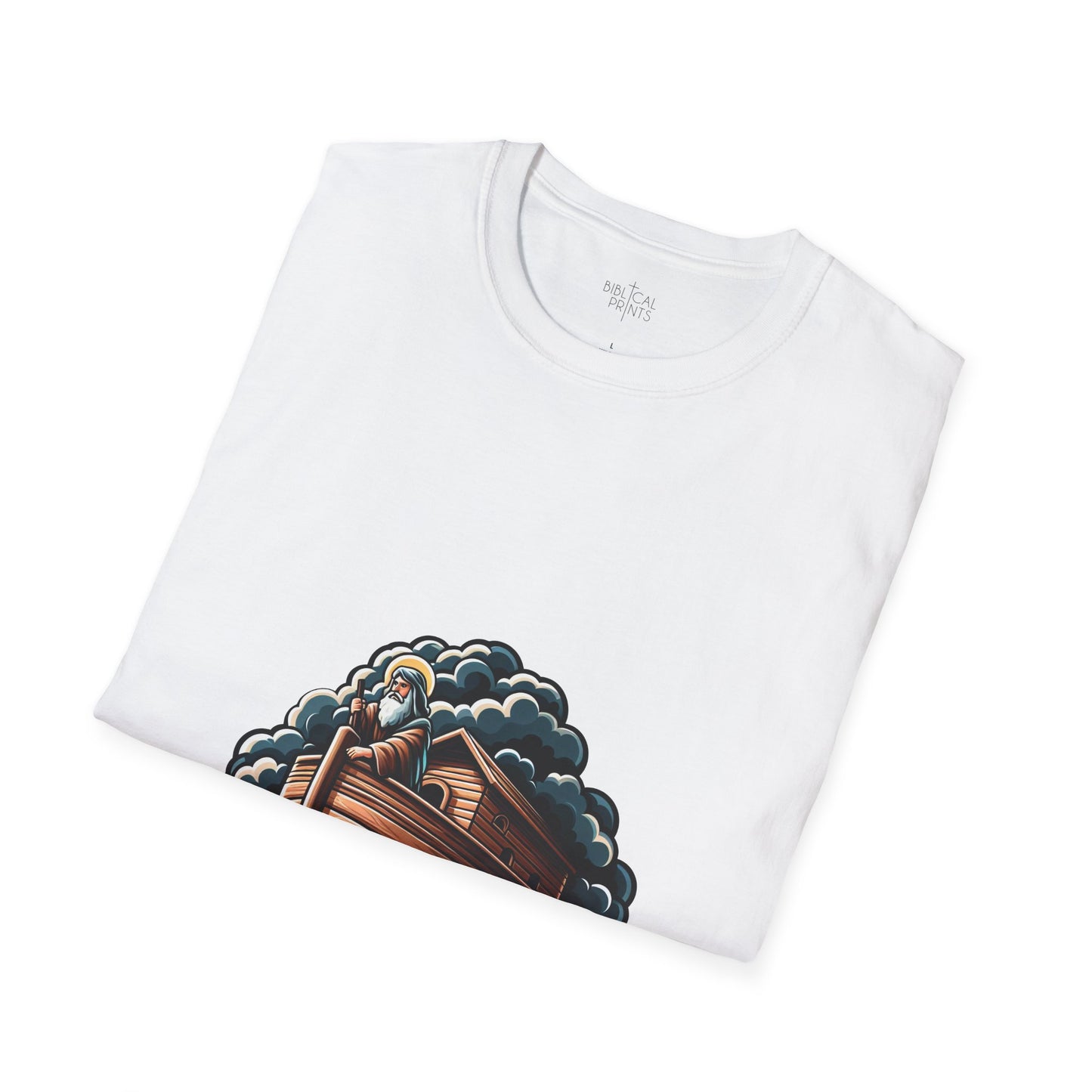 Noah and the Ark T-Shirt | Unisex Softstyle - Biblical Prints