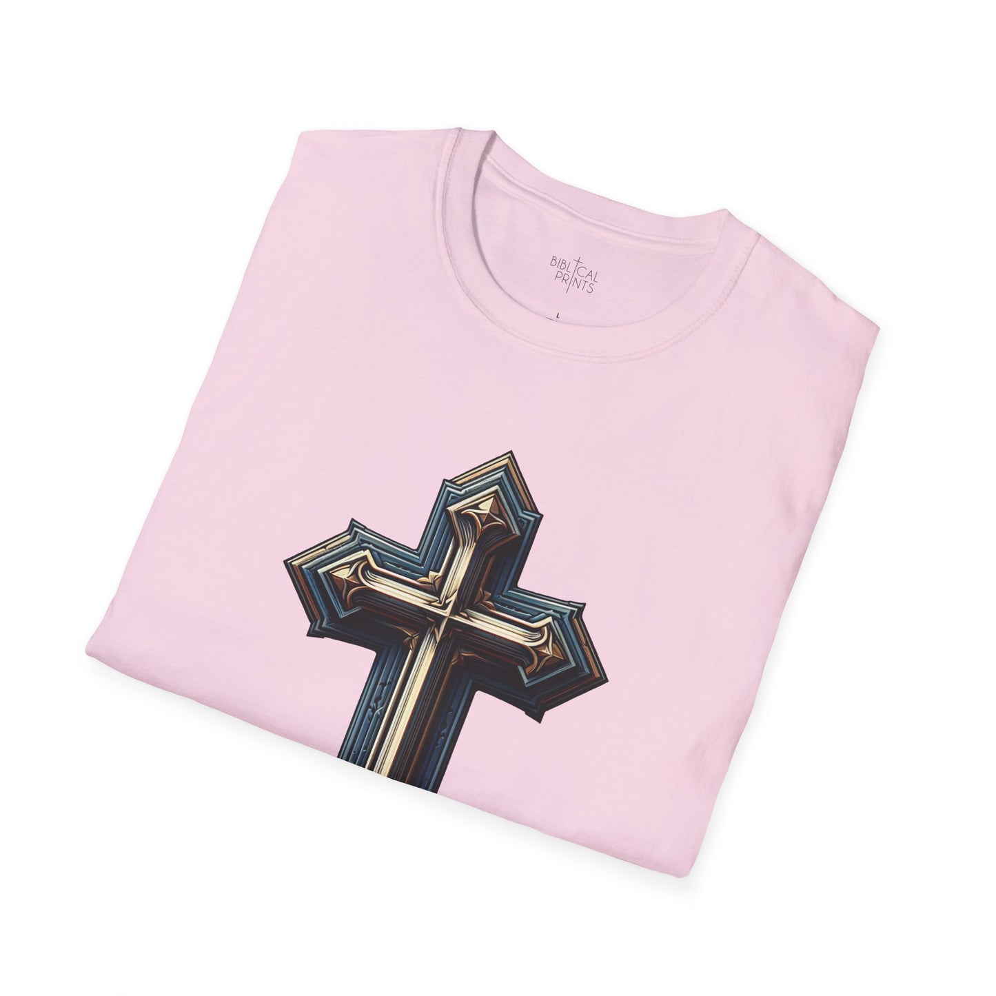 Christian cross T-Shirt | Unisex Softstyle - Biblical Prints