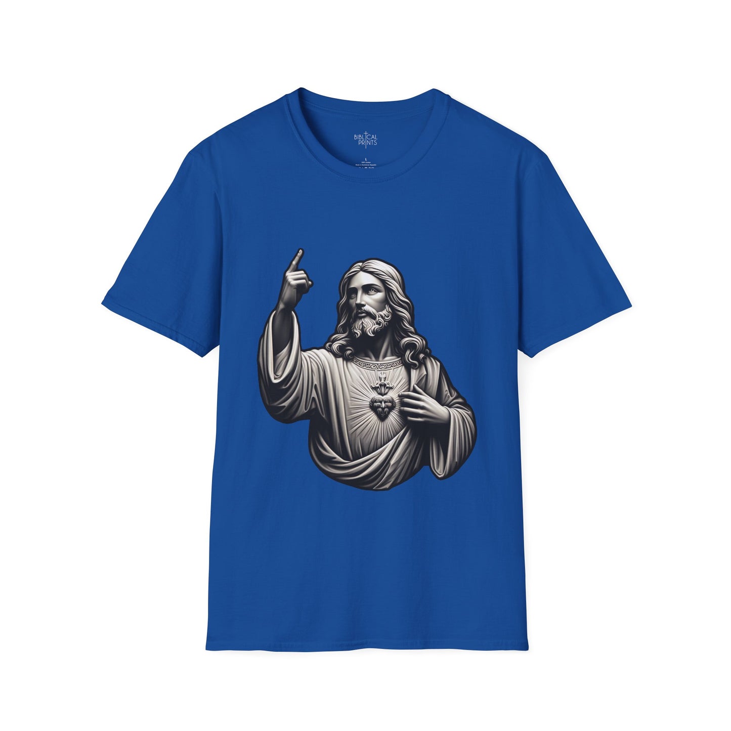 Jesus Christ Figure T-Shirt | Unisex Softstyle - Biblical Prints