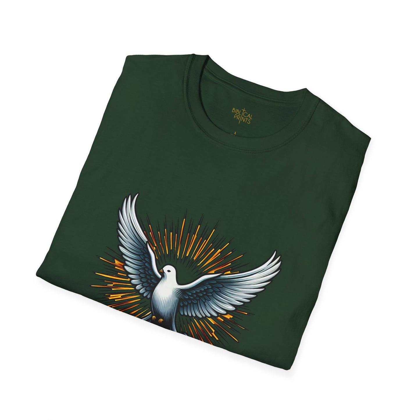 Holy Spirit Dove T-Shirt | Unisex Softstyle - Biblical Prints