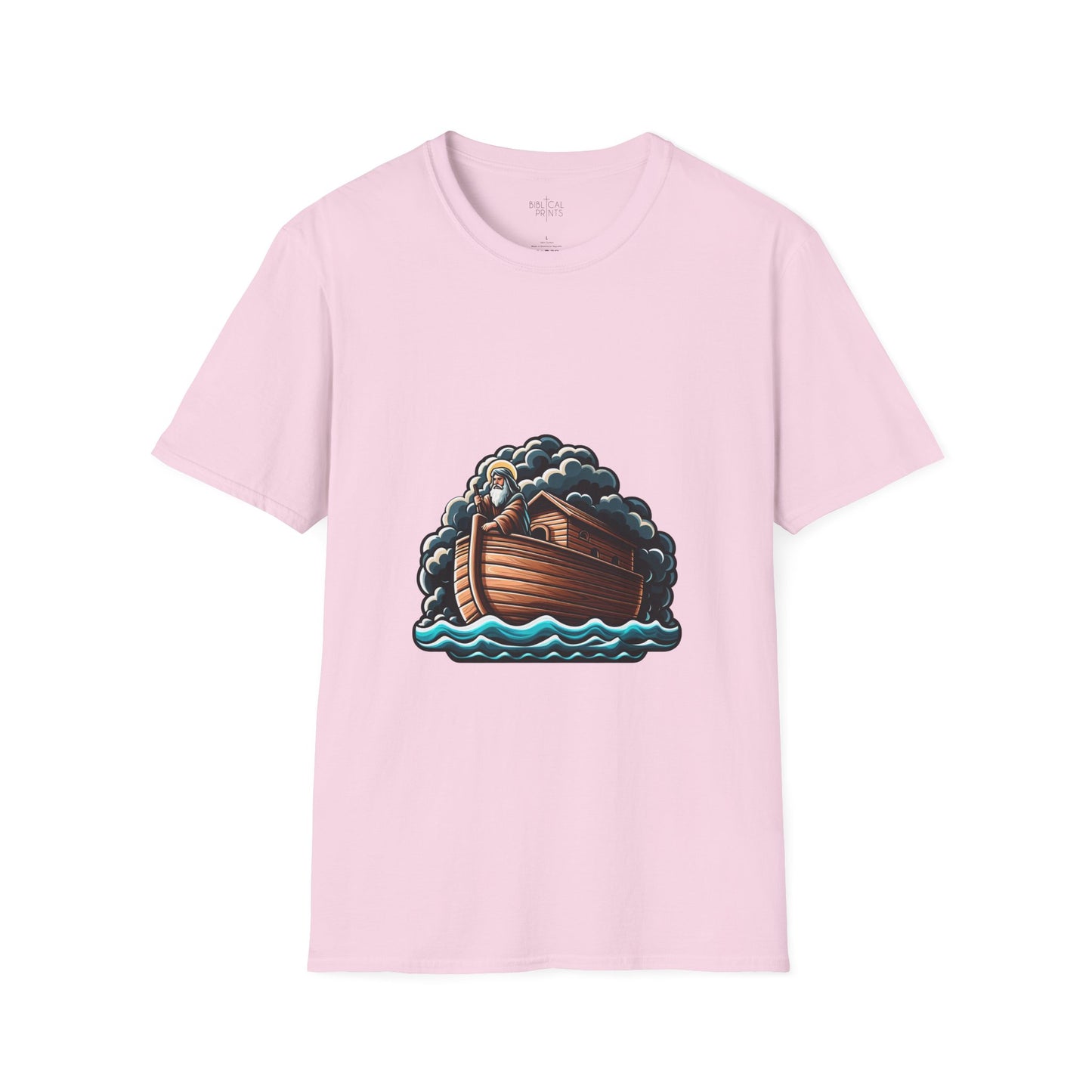 Noah and the Ark T-Shirt | Unisex Softstyle - Biblical Prints