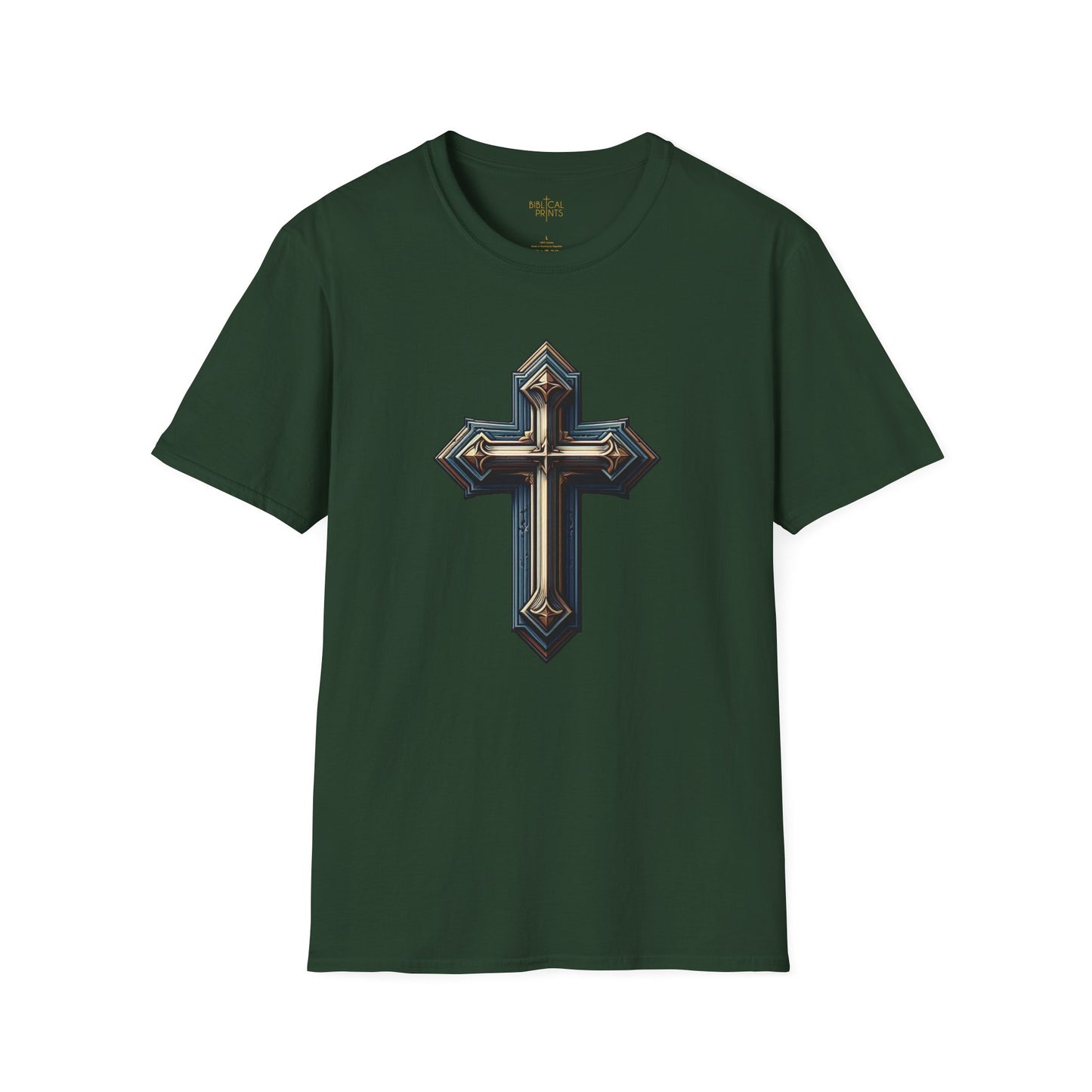 Christian cross T-Shirt | Unisex Softstyle - Biblical Prints