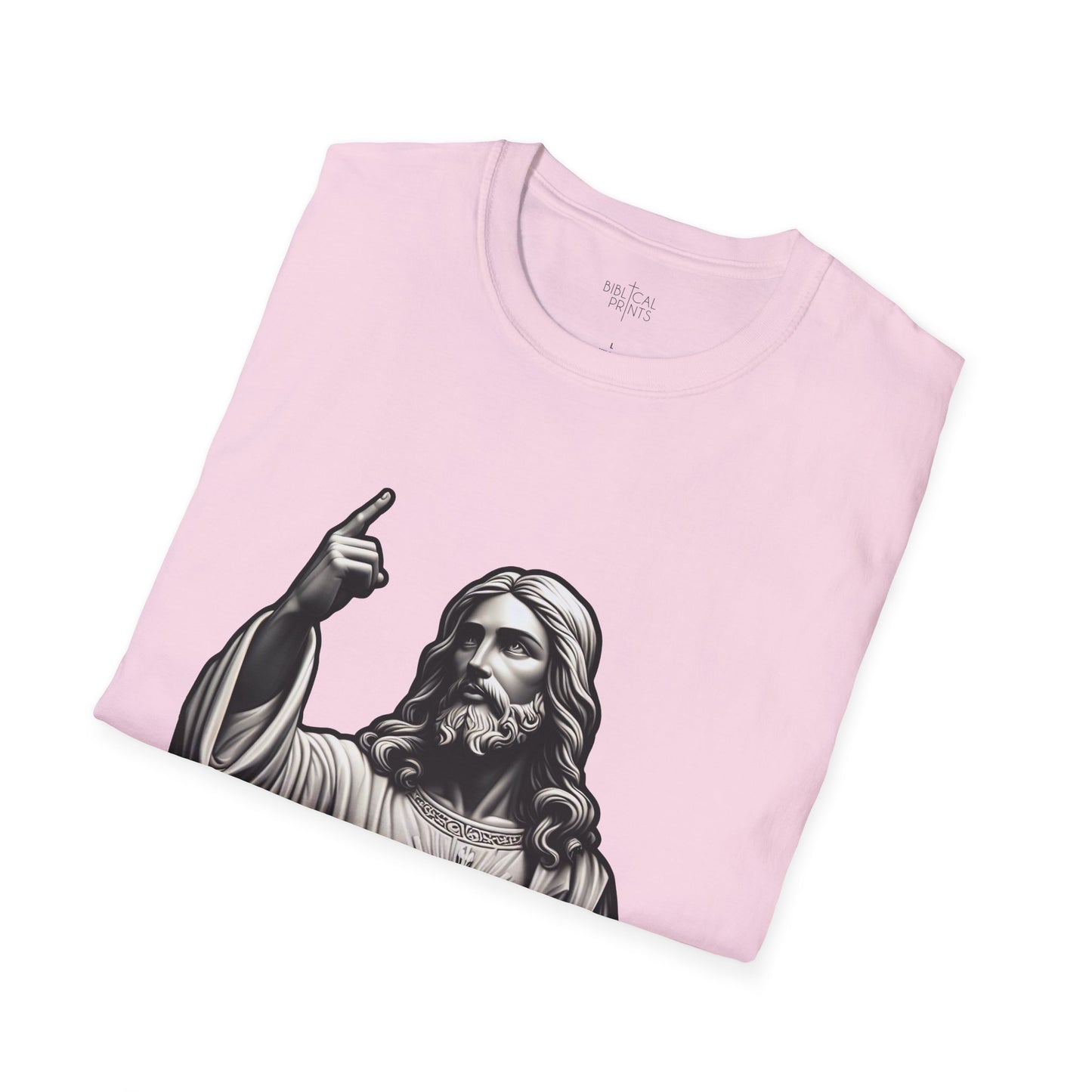 Jesus Christ Figure T-Shirt | Unisex Softstyle - Biblical Prints