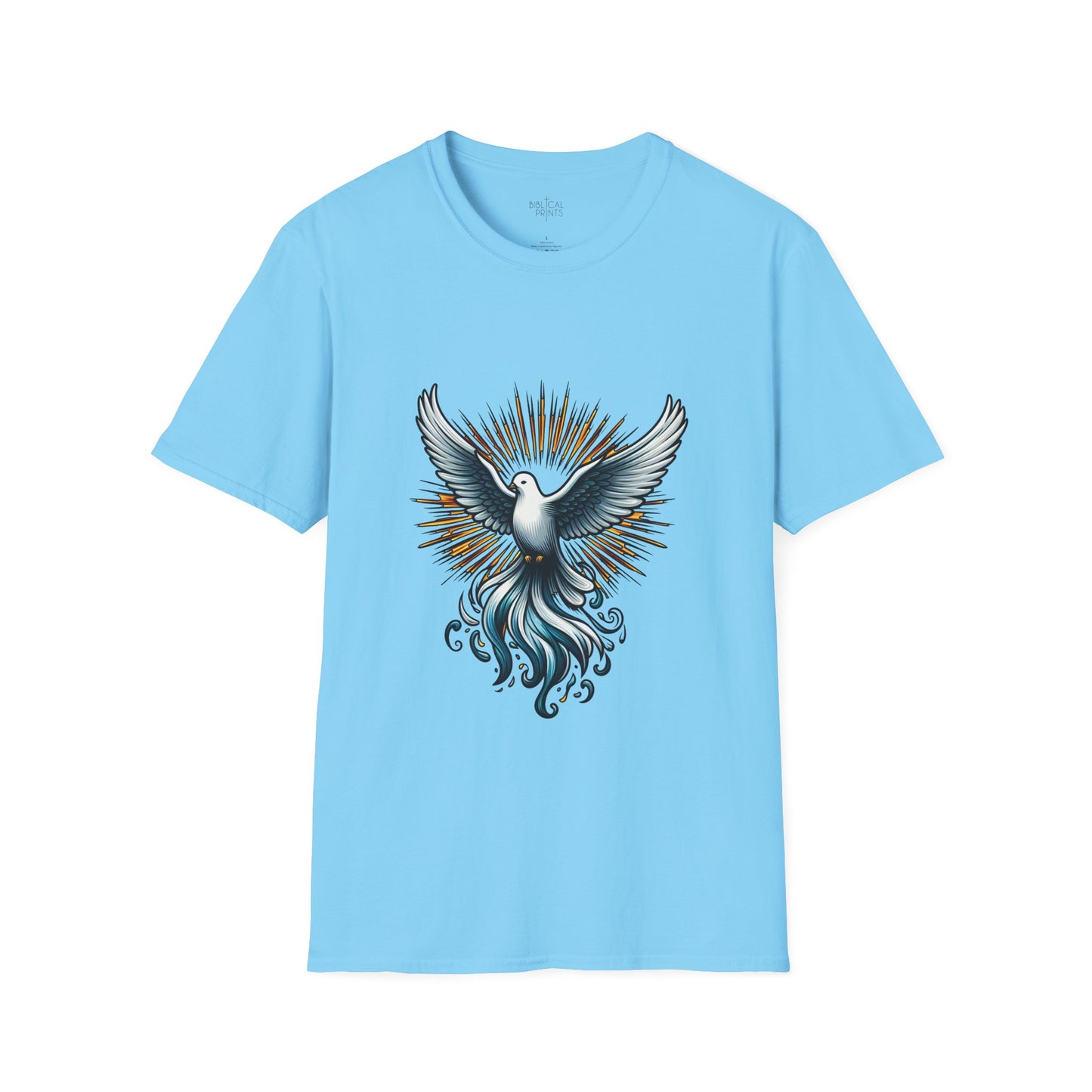 Holy Spirit Dove T-Shirt | Unisex Softstyle - Biblical Prints