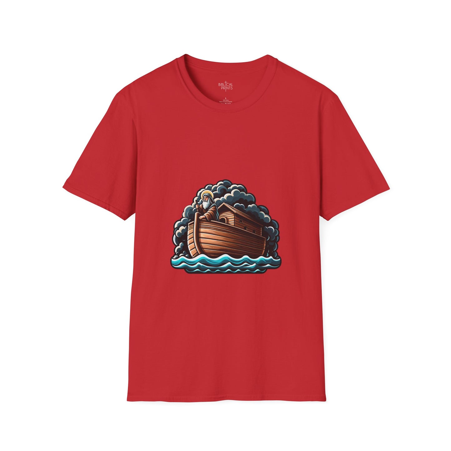 Noah and the Ark T-Shirt | Unisex Softstyle - Biblical Prints