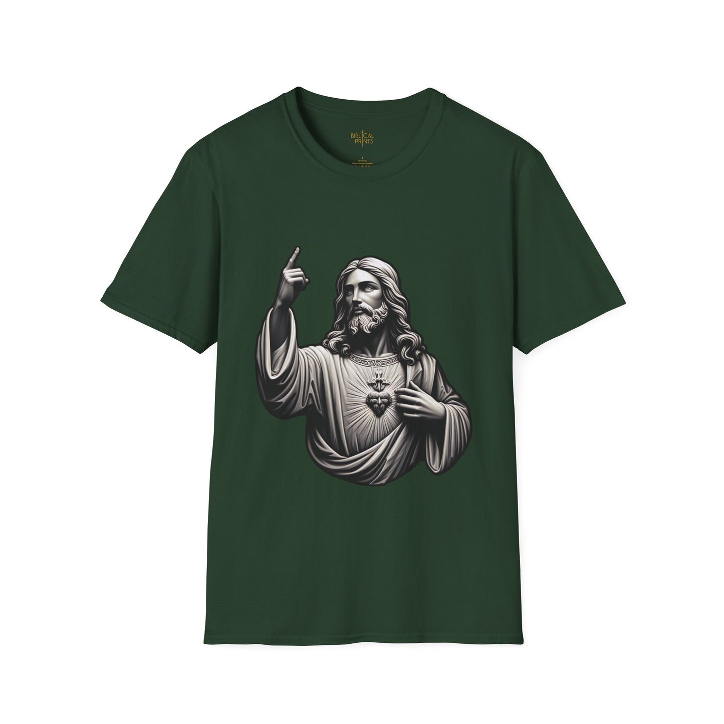 Jesus Christ Figure T-Shirt | Unisex Softstyle - Biblical Prints