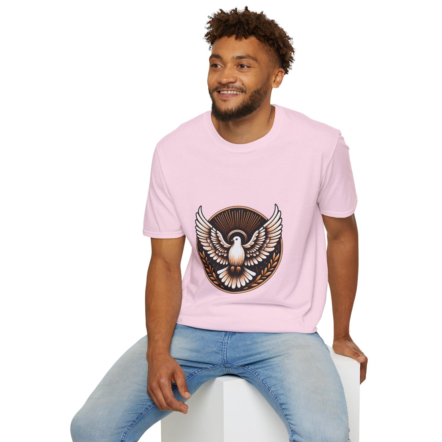 Holy Spirit Dove T-Shirt | Unisex Softstyle - Biblical Prints