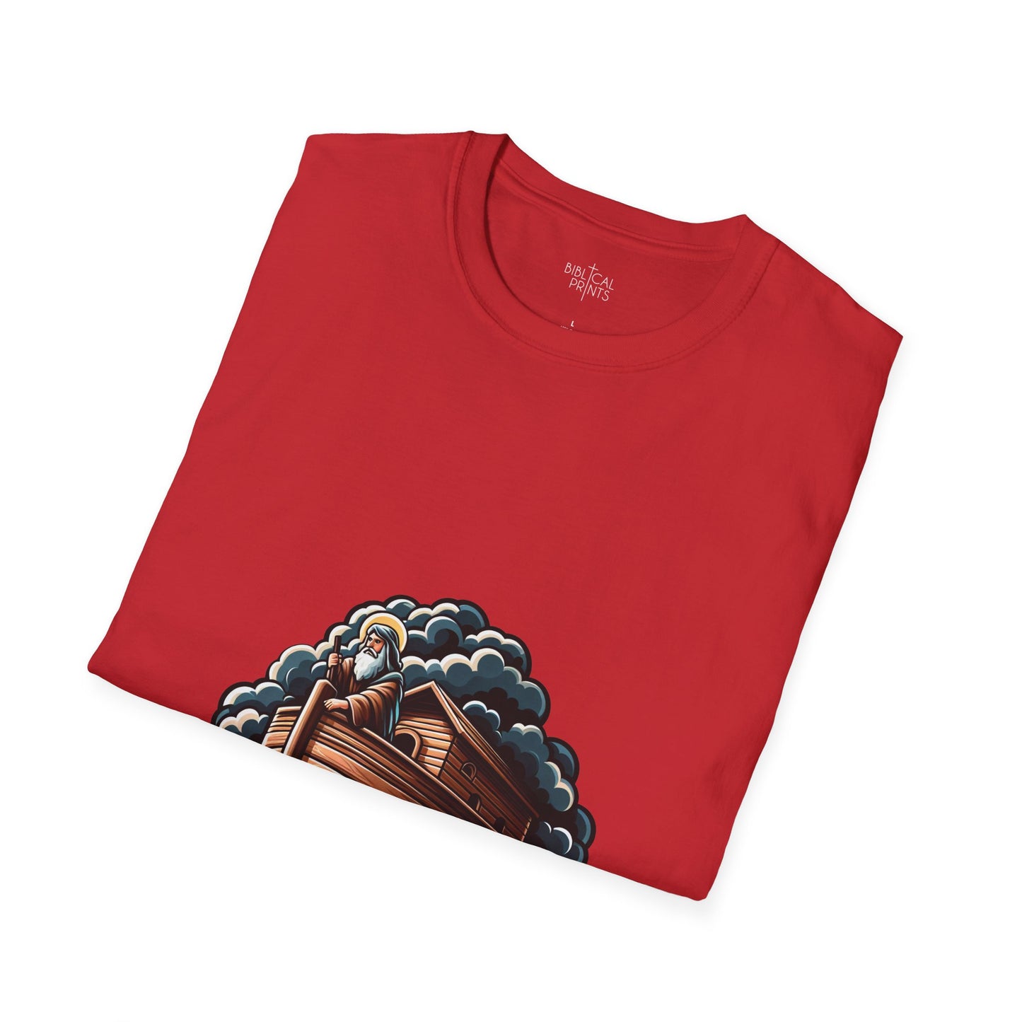 Noah and the Ark T-Shirt | Unisex Softstyle - Biblical Prints