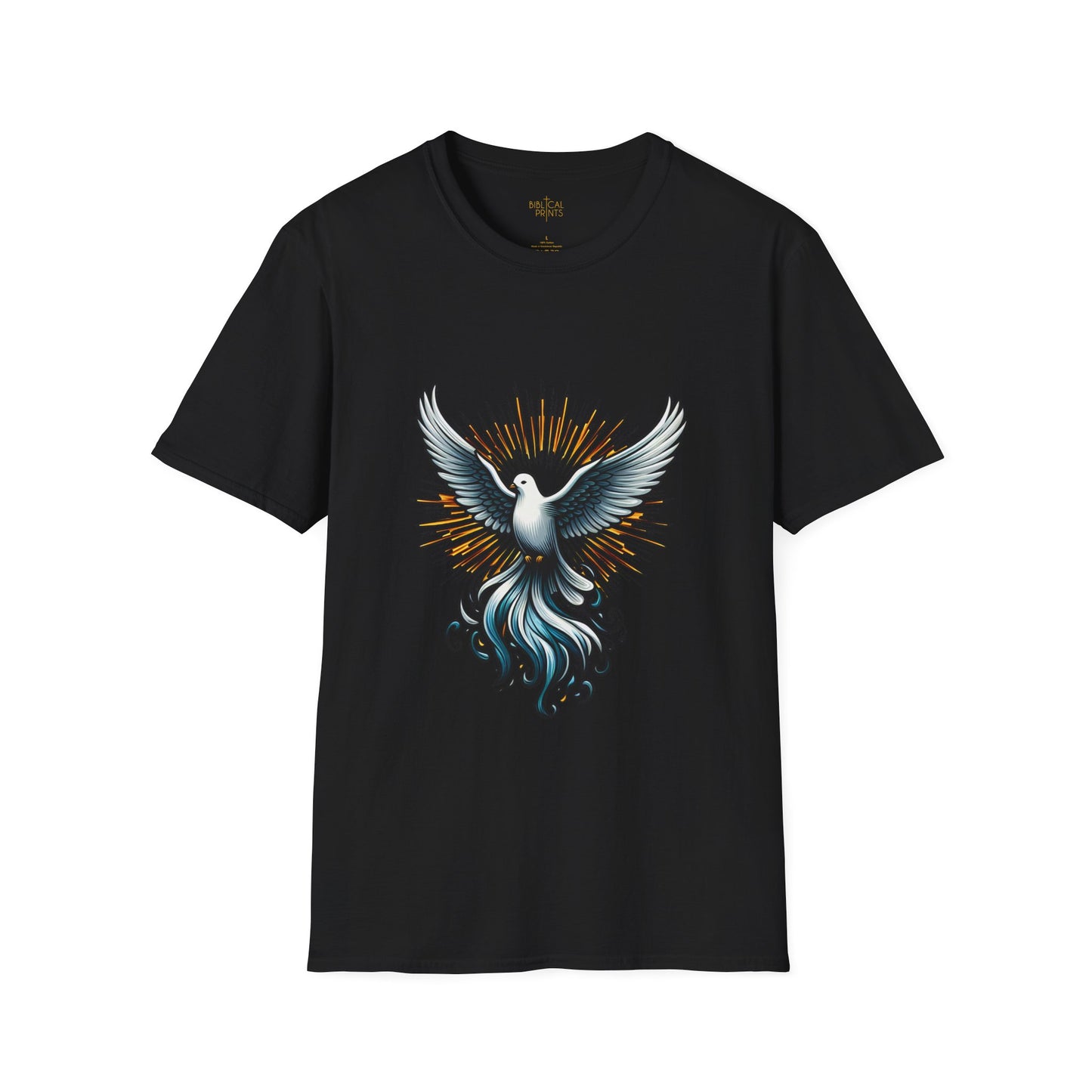 Holy Spirit Dove T-Shirt | Unisex Softstyle - Biblical Prints