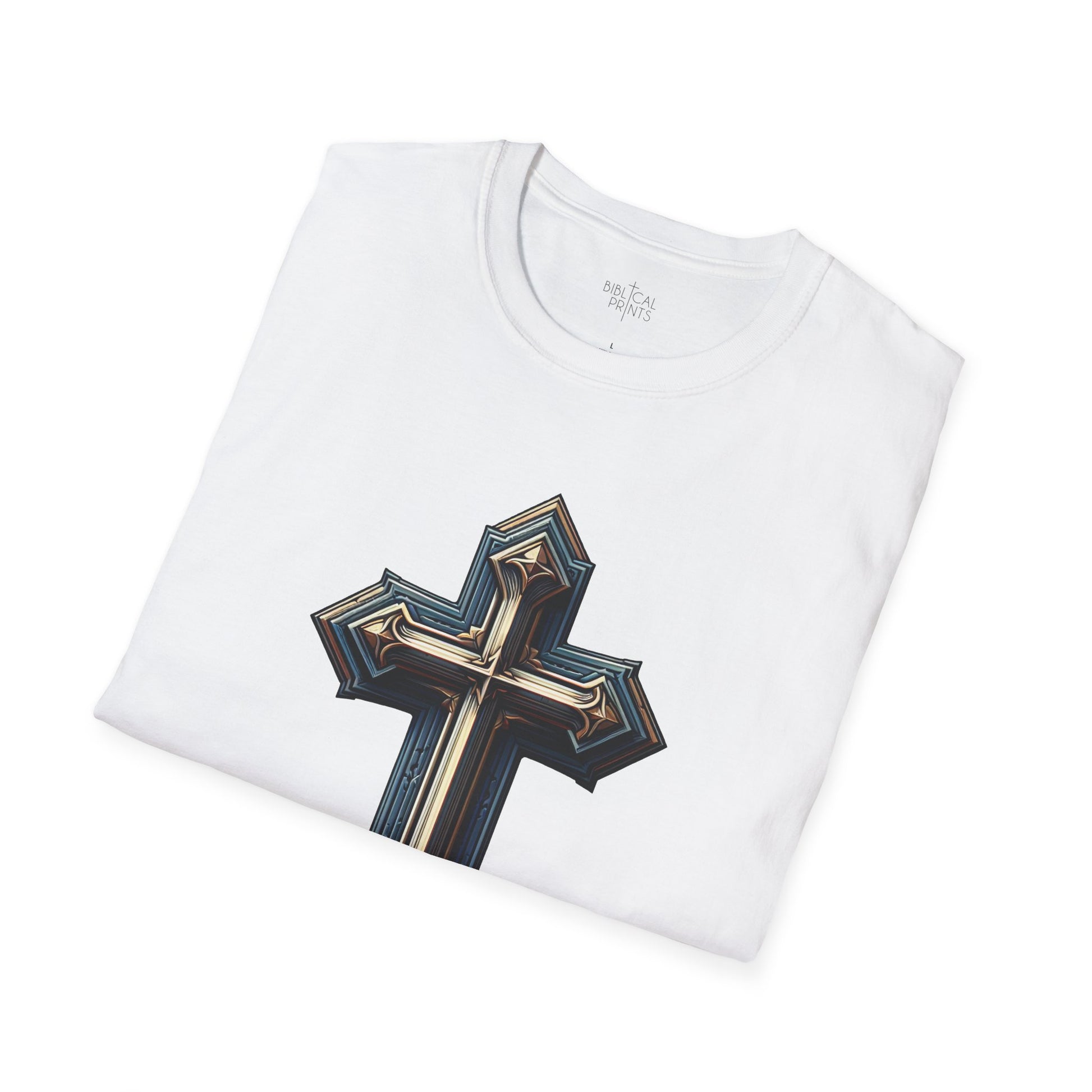 Christian cross T-Shirt | Unisex Softstyle - Biblical Prints