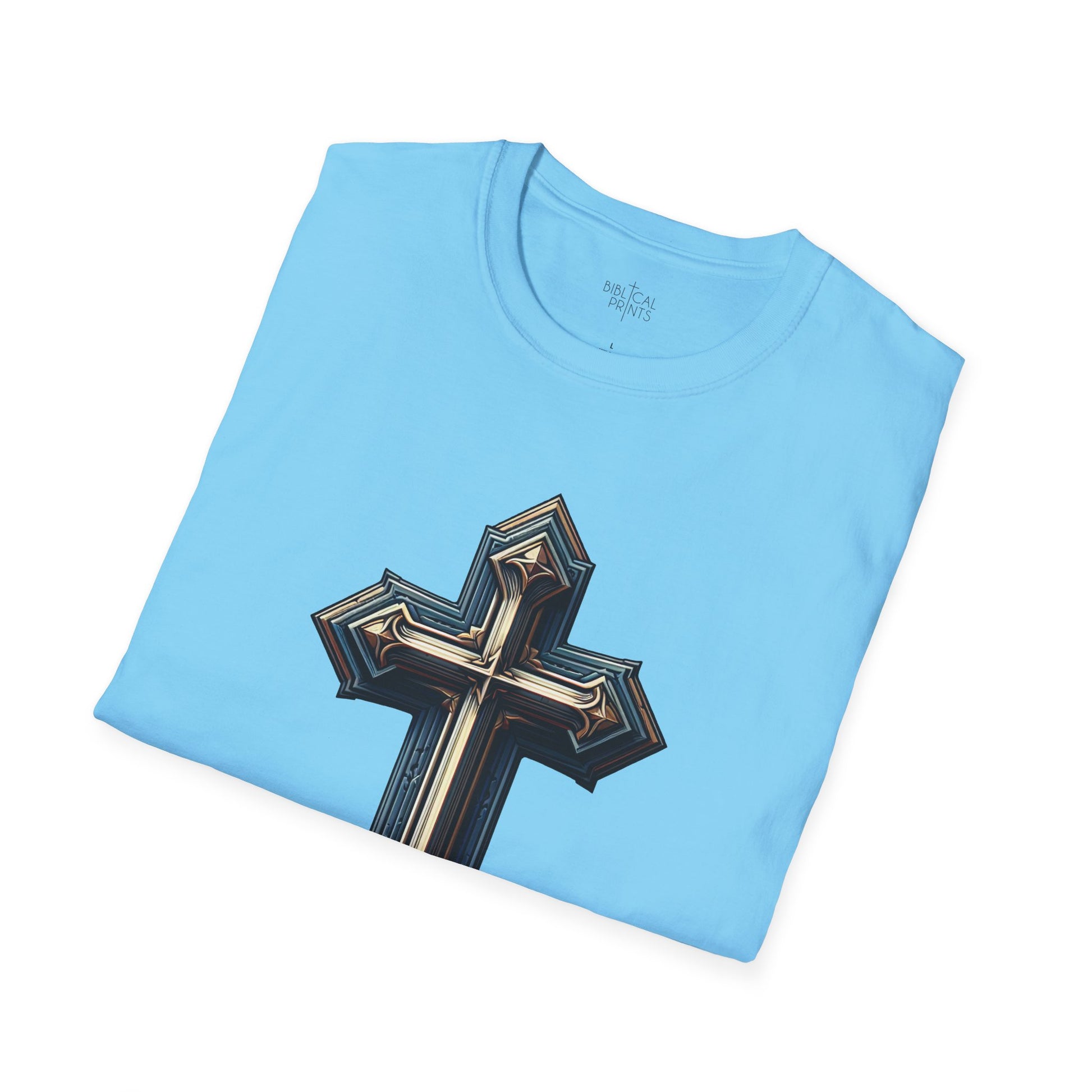 Christian cross T-Shirt | Unisex Softstyle - Biblical Prints